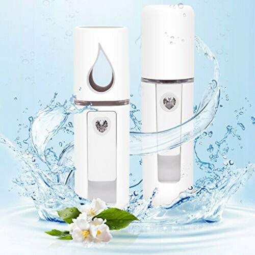 Portable Nano Facial Mist Sprayer - Mini Rechargeable Humidifier & Air Diffuser for Hydration, Aromatherapy & Travel Use