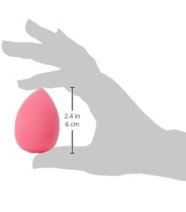 Professional Makeup Sponge Beauty Blender - 3 Pack Pink Face Sponge Puff for Flawless Foundation & Concealer Application - Perfect for Daily Makeup, Contouring & Airbrush Finish