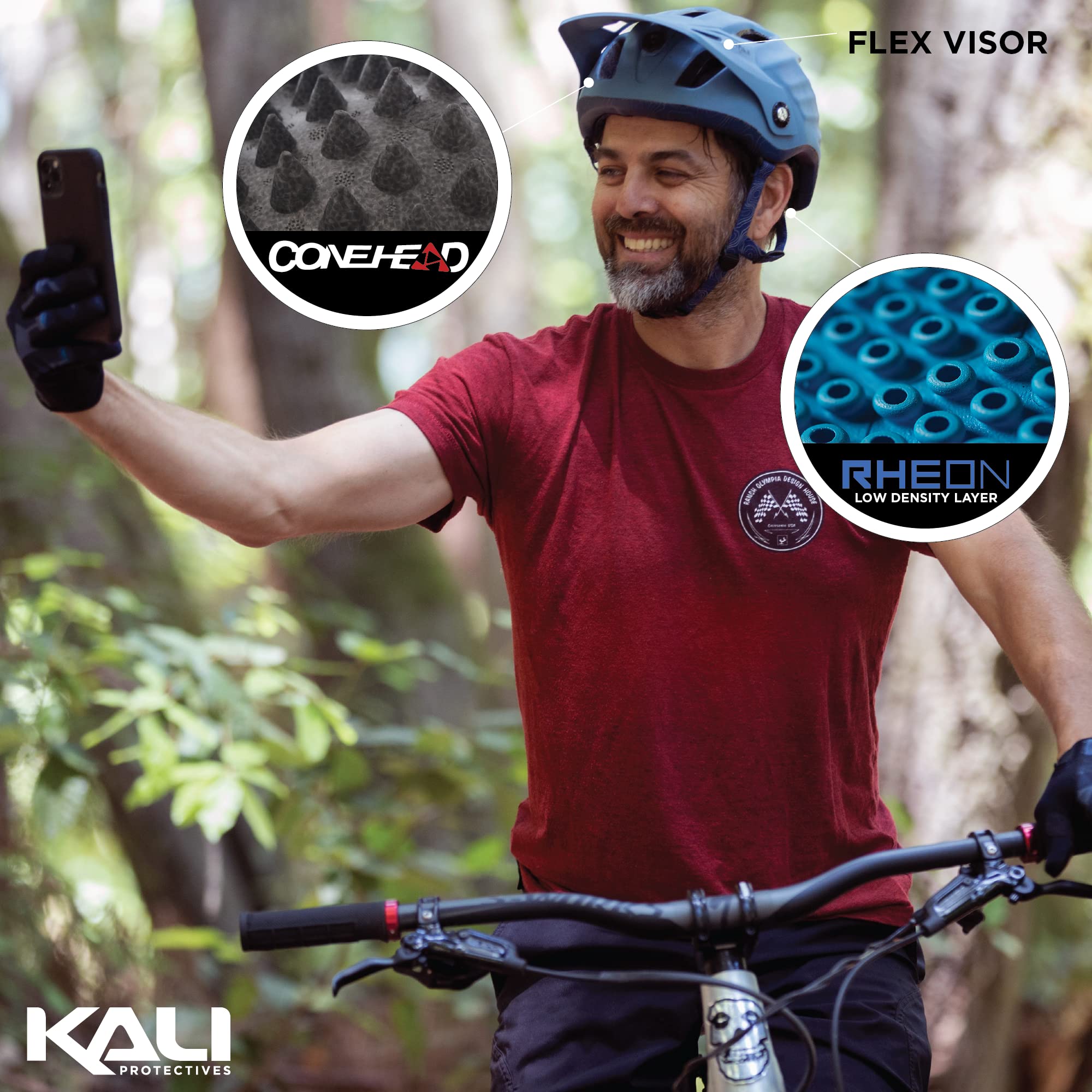 KALI PROTECTIVES Maya 3.0 Bike Helmet - Lightweight Mountain & Road Cycling Helmet with MIPS Technology for Men & Women | Perfect for Commuting, Trail Riding & Urban Cycling