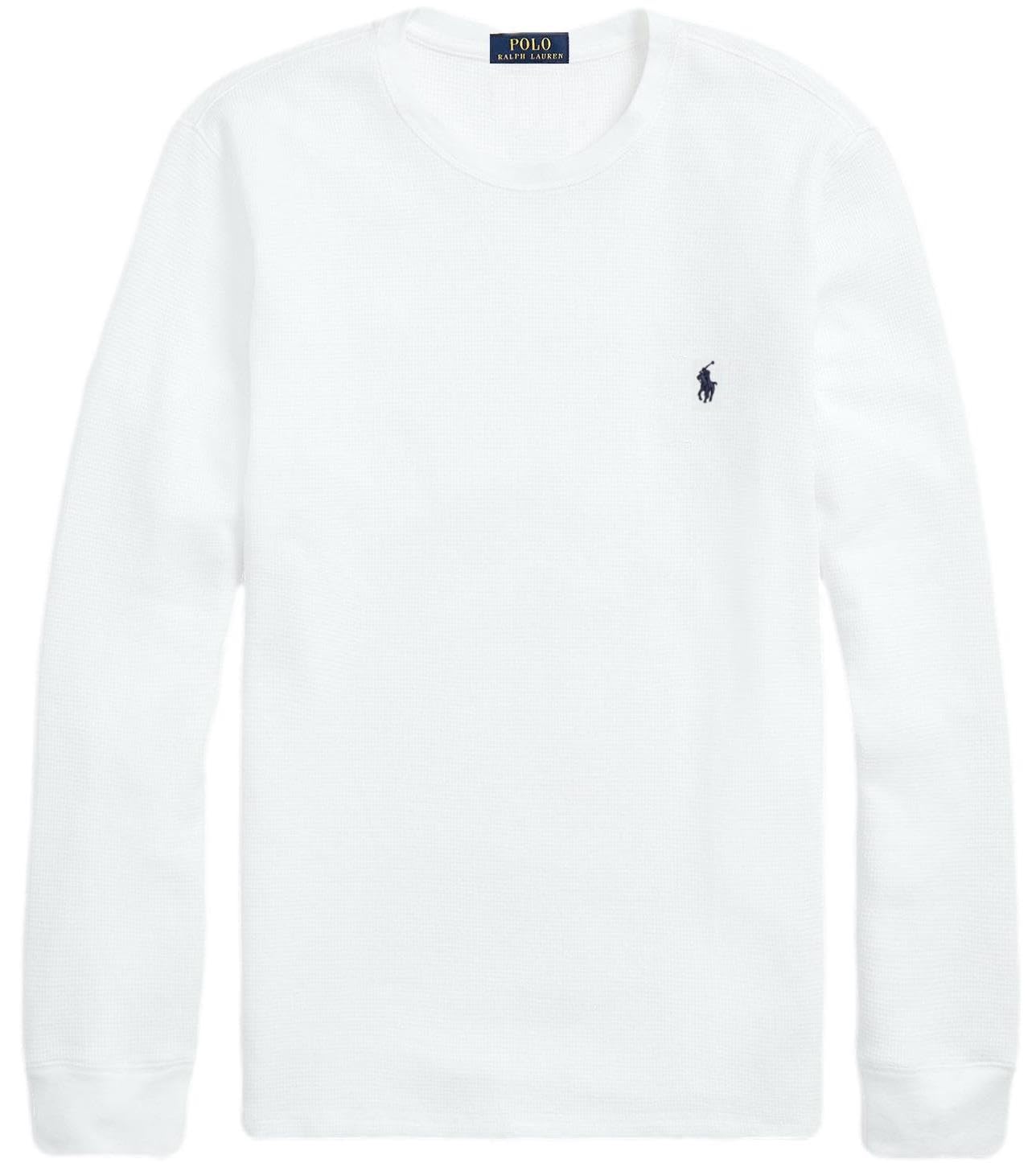 Ralph Lauren Polo Men's Long Sleeve Cotton T-Shirt - Soft Thermal Sleepwear & Lounge Shirt for Casual Wear, Winter Layering & Home Comfort