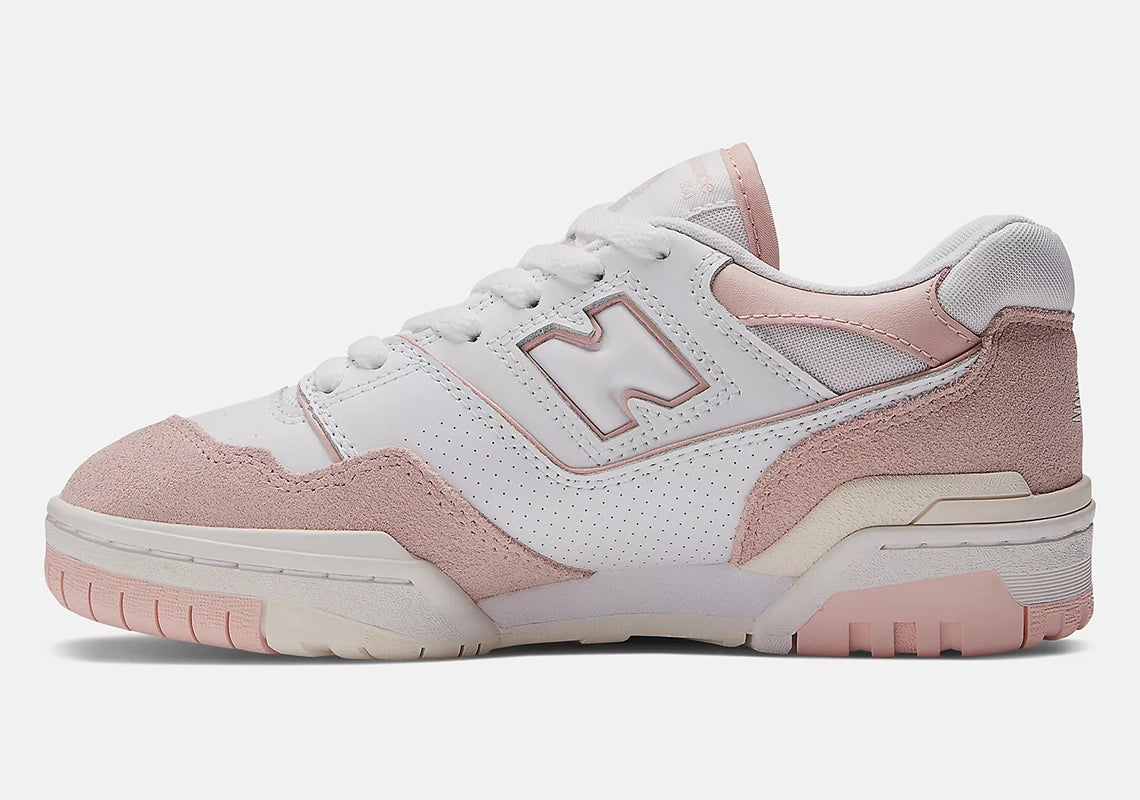 550 Sneaker for Women - Pink & Sea Salt Colorway - Comfortable Casual Shoes for Walking, Running & Everyday Wear