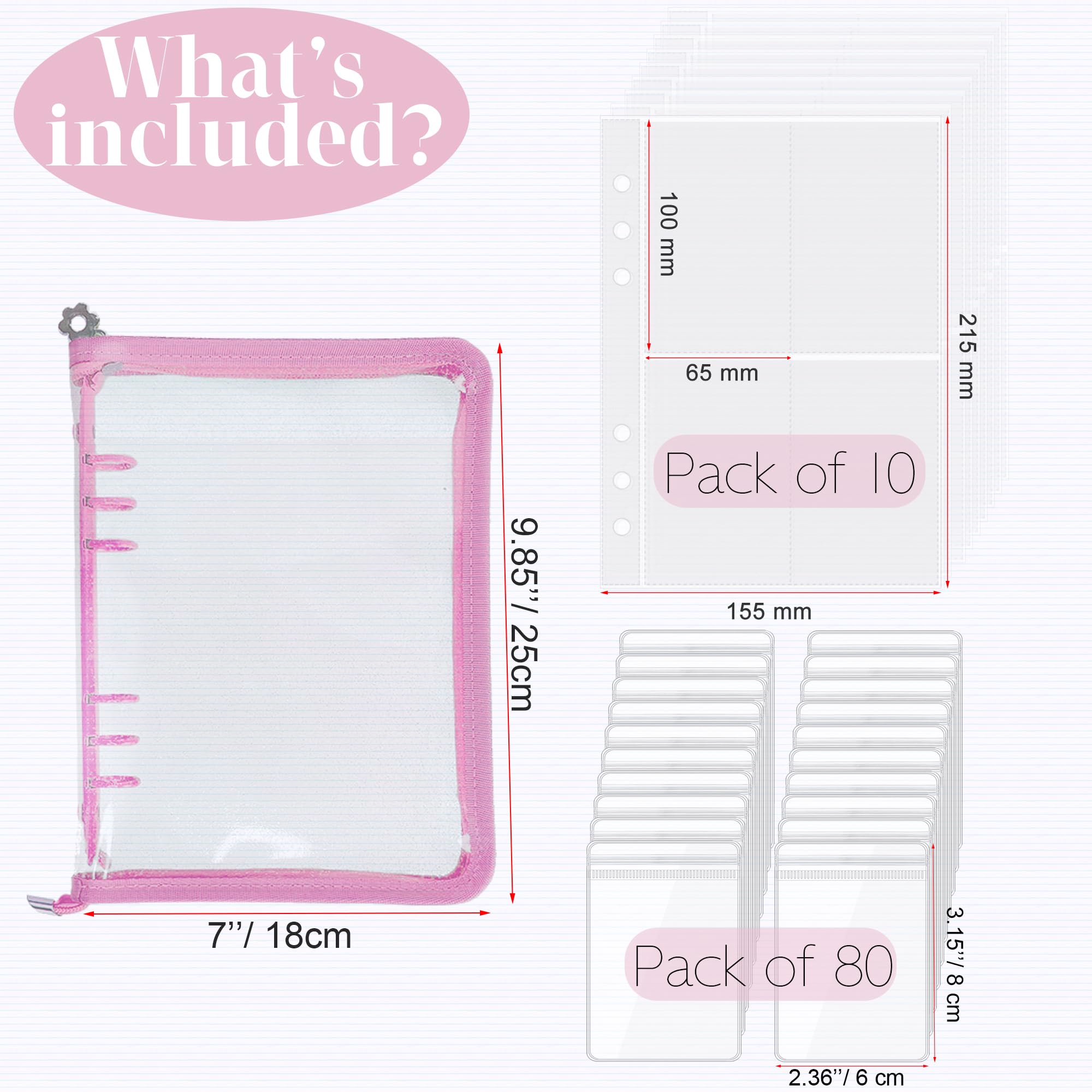 Transparent Jewelry Organizer Book - Earring, Necklace, Bracelet & Ring Holder with Zippered Pouch | Travel Jewelry Case for Women | Perfect for Home Storage, Travel & Gift Giving