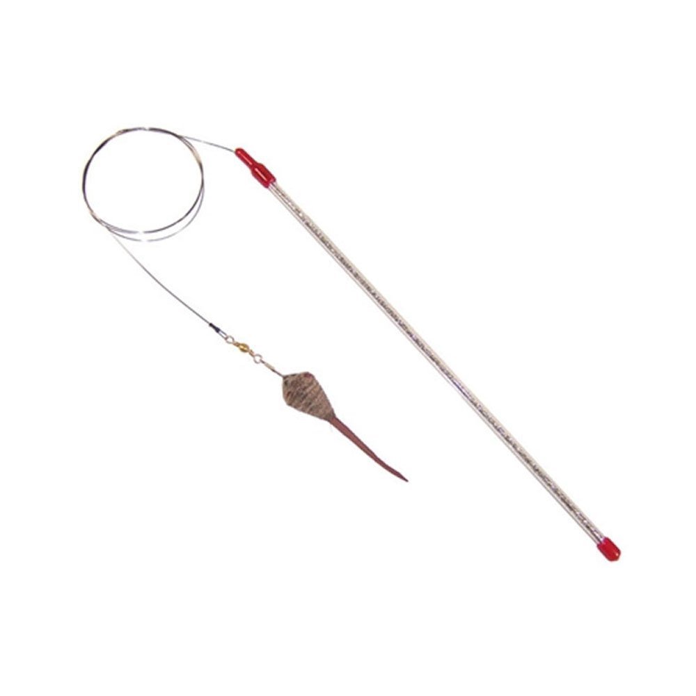 Go Cat Catcher Teaser Wand with Mouse Cat Toy - Interactive Red Glitter Wand for Indoor Play, Exercise & Bonding with Your Feline Friend