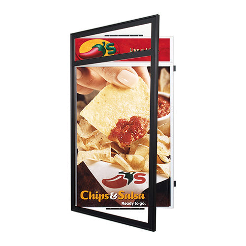 18x24 Poster Frame with Header - SwingFrame Classic Poster Display for Wall Art, Photos & Prints - Perfect for Home, Office & Gallery Decor
