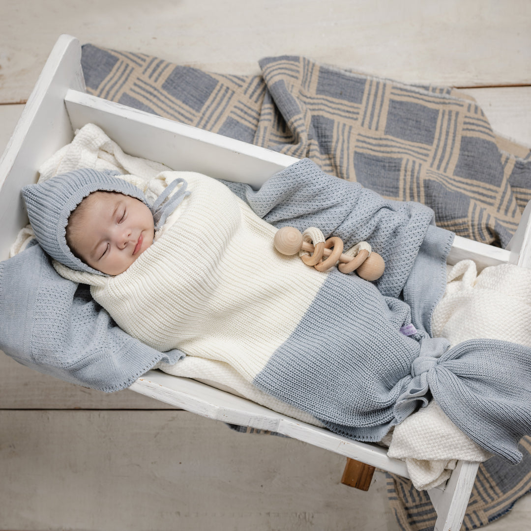 Bon Knit Two Tone Cocoon Set - Soft & Stylish Women's Loungewear for Home & Travel | Cozy Winter Outfit for Relaxing & Sleeping