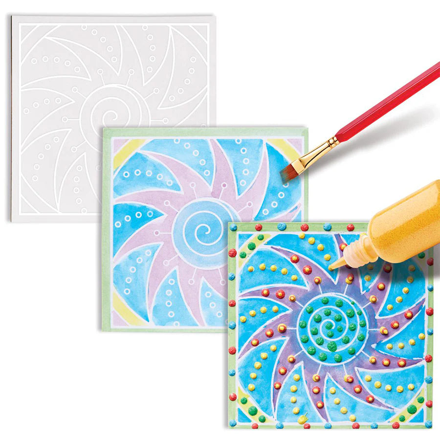 3D Sand Painting Kit for Kids - Creative DIY Art Activity for Home & Classroom - Perfect for Sensory Play, Stress Relief & Educational Fun