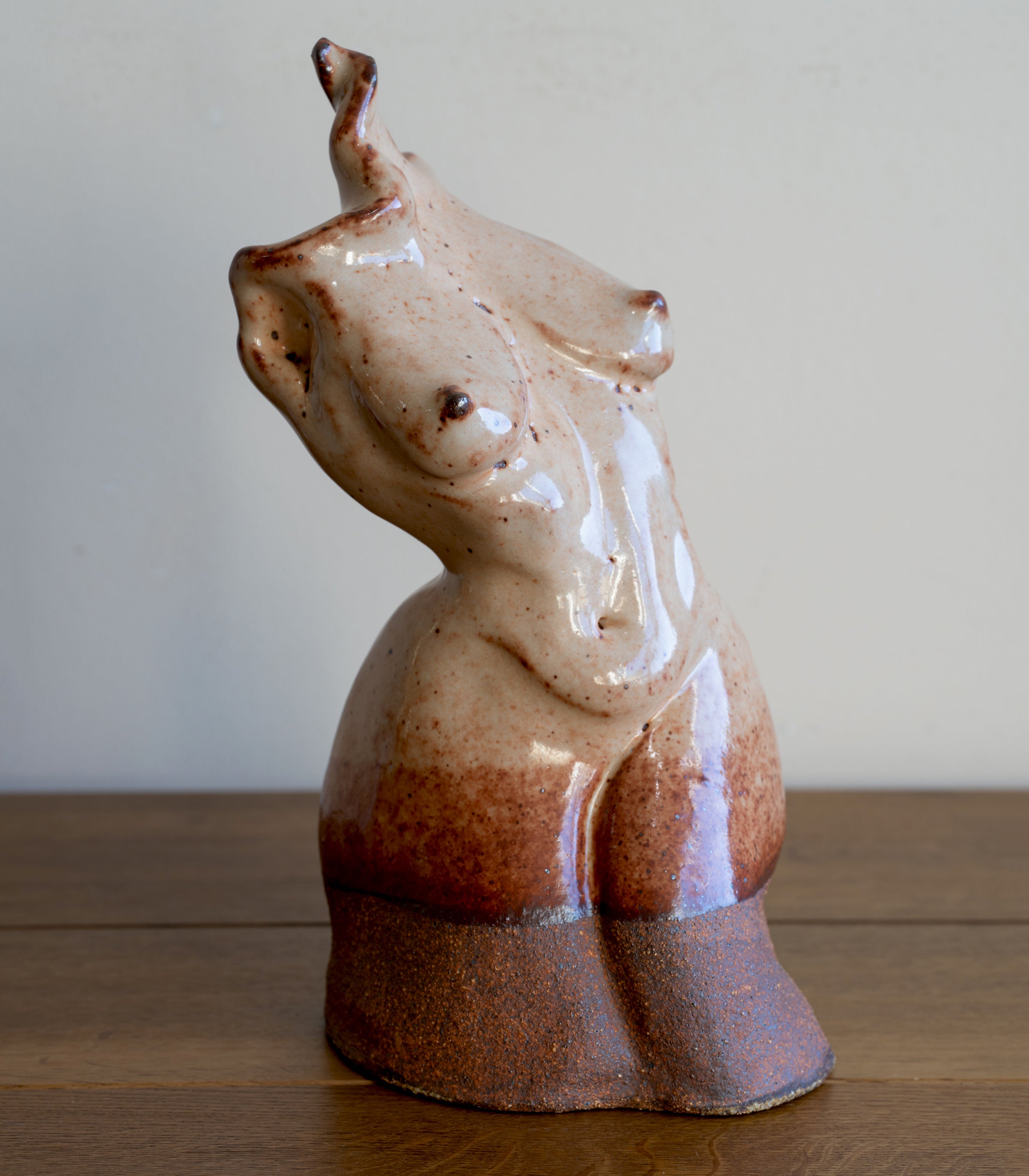 Exquisite Glazed Ceramic Sculpture - Handcrafted Home Decor Art Piece for Living Room, Office, or Gift Giving