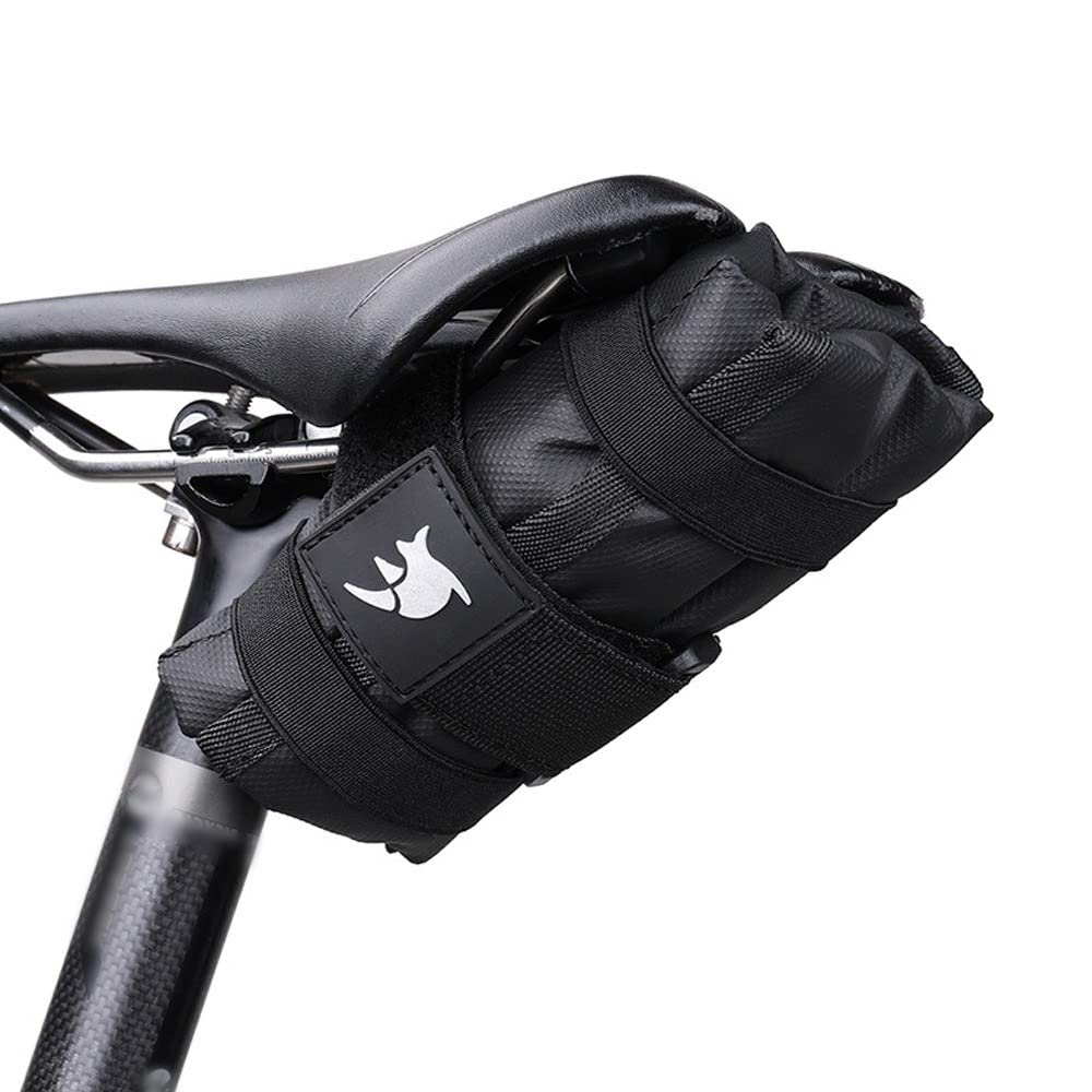 Rhinowalk Folding Bike Saddle Bag - Waterproof Portable Bicycle Tool Storage Pouch for Cycling, Commuting & Outdoor Adventures