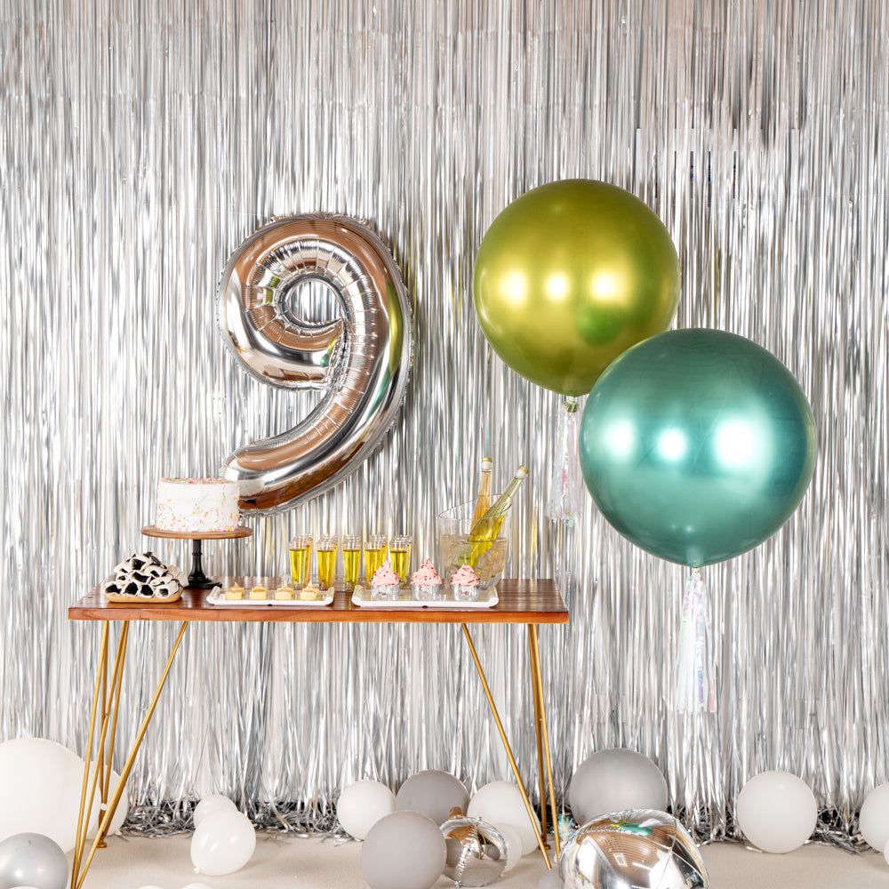 Balloonify Metallic Green Latex Balloons - 36 Inch Large Party Balloons (10 Count Box) for Birthday, Wedding & Holiday Decorations