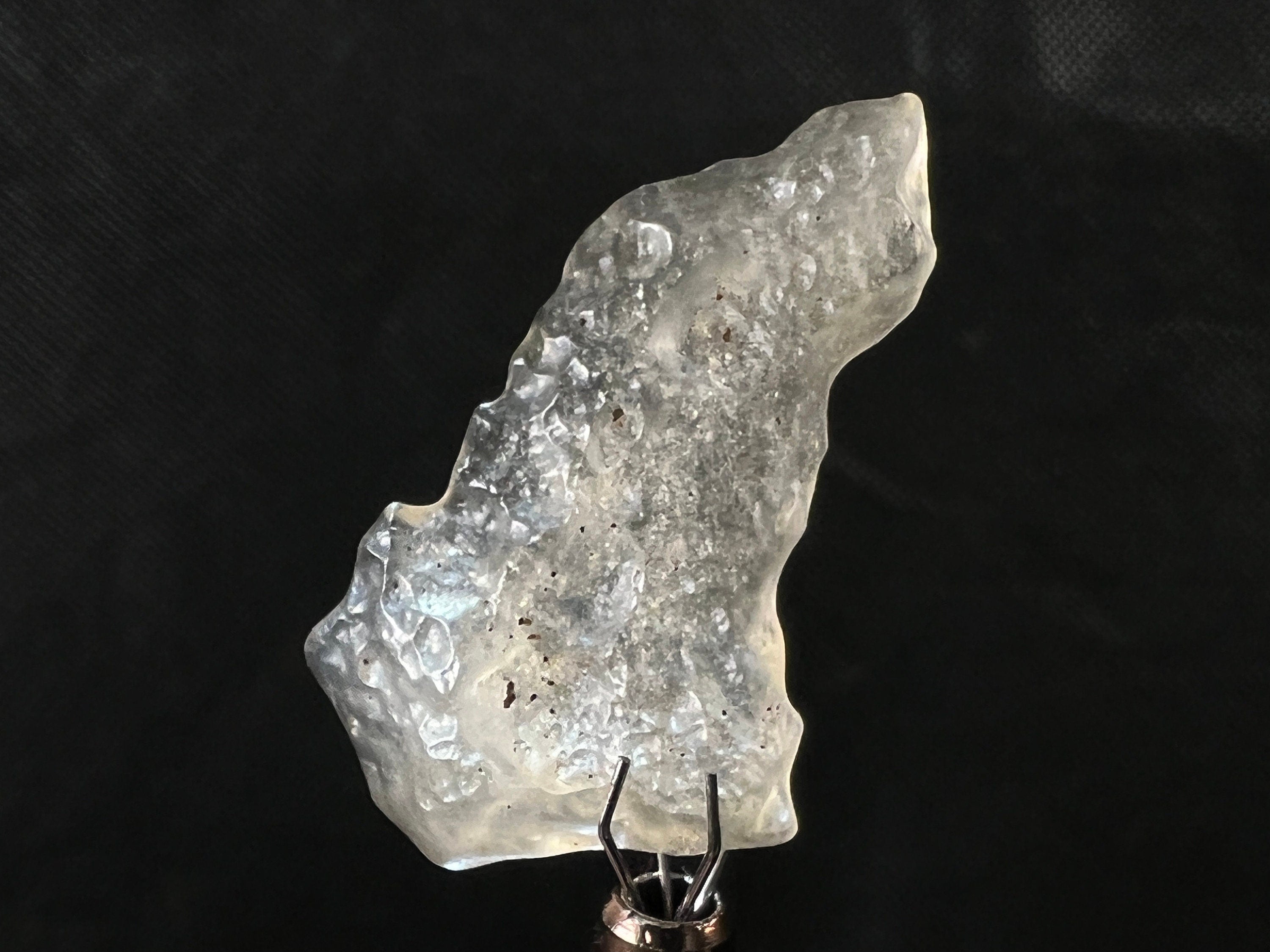 Libyan Desert Glass Raw Crystal – Rare 3.1g Natural Stone for Chime Making, Unique Gift & Home Decor | Healing Crystals for Meditation & Spiritual Practices (L0330)