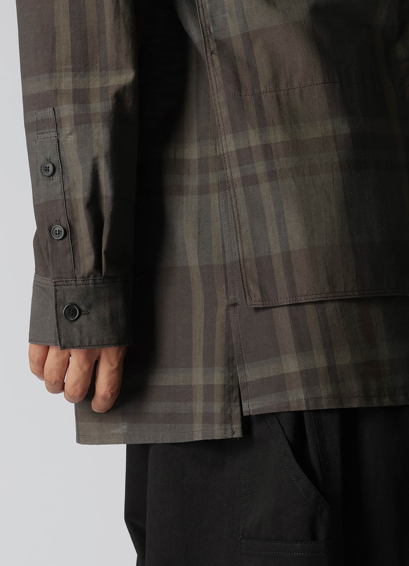 Premium Cotton Silk Blend Plaid Pocket Shirt for Men & Women - Perfect for Office Wear, Casual Outfits & Special Occasions