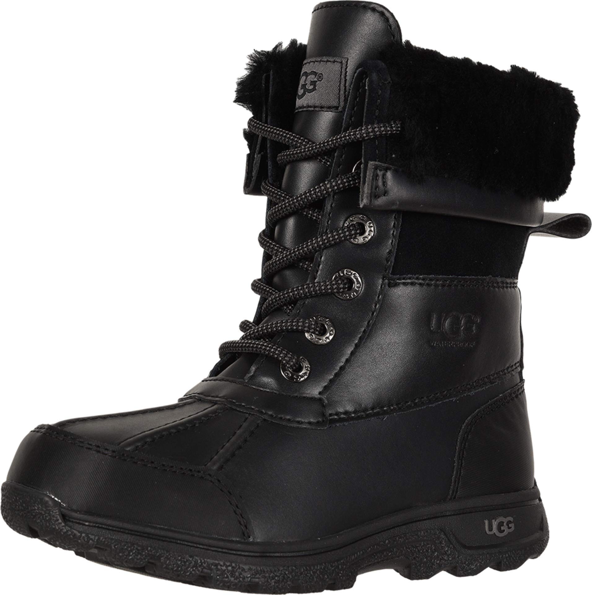 UGG Kids' Butte II CWR Boot - Waterproof Winter Snow Boots for Boys & Girls - Warm Fleece Lined Cold Weather Shoes for Outdoor Play & School
