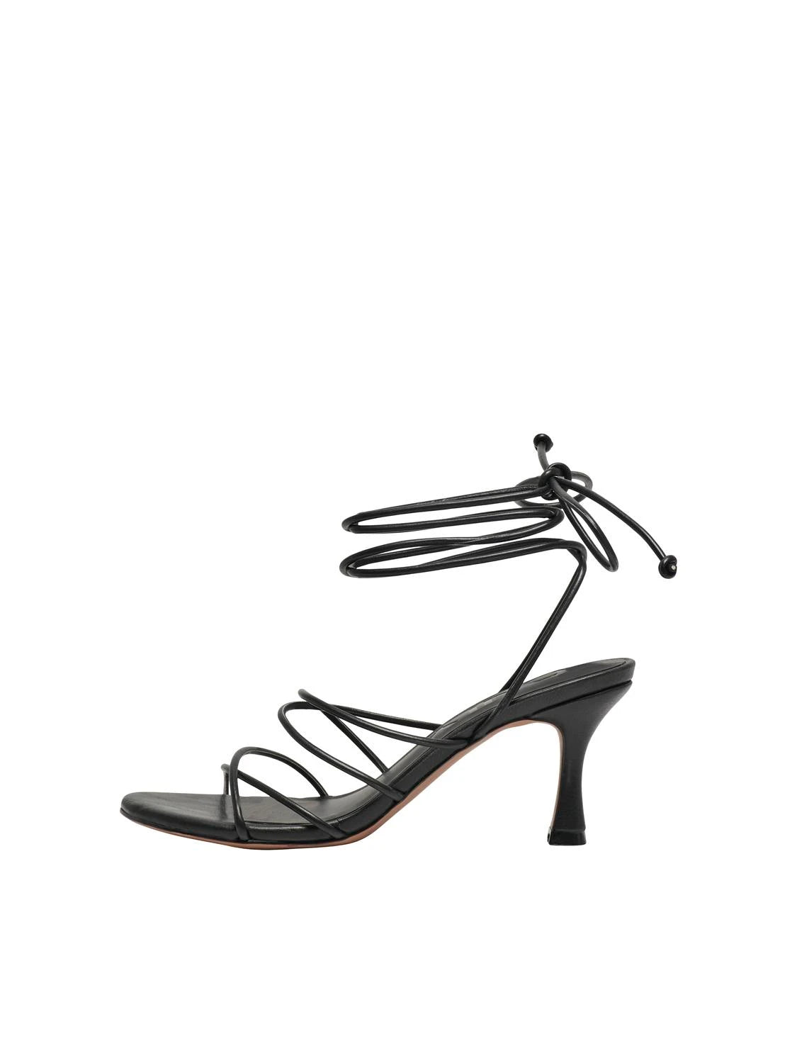 Aria Ankle Wrap Sandals for Women - Comfortable Black Summer Sandals with Adjustable Straps | Perfect for Beach, Vacation and Casual Outfits
