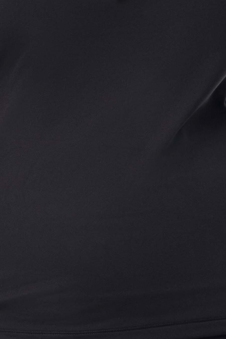 Men's Quarter Zip Base Layer Top - Black | Moisture Wicking Thermal Shirt for Hiking, Running & Outdoor Activities