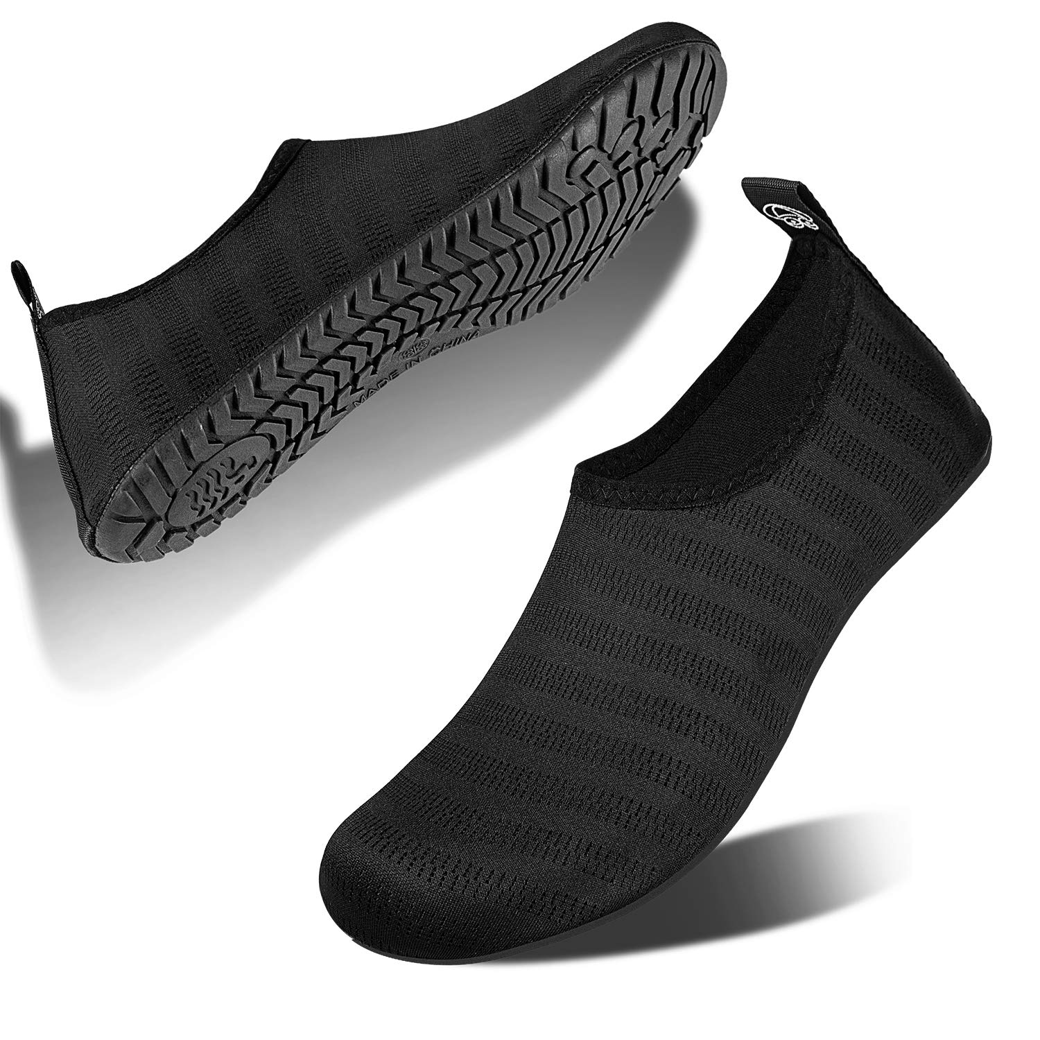 Men's & Women's Quick-Dry Water Shoes - Barefoot Beach Pool Shoes for Surfing, Swimming, Yoga & Water Sports | Lightweight Aqua Socks for Beach Vacation, Pool Party & Water Activities