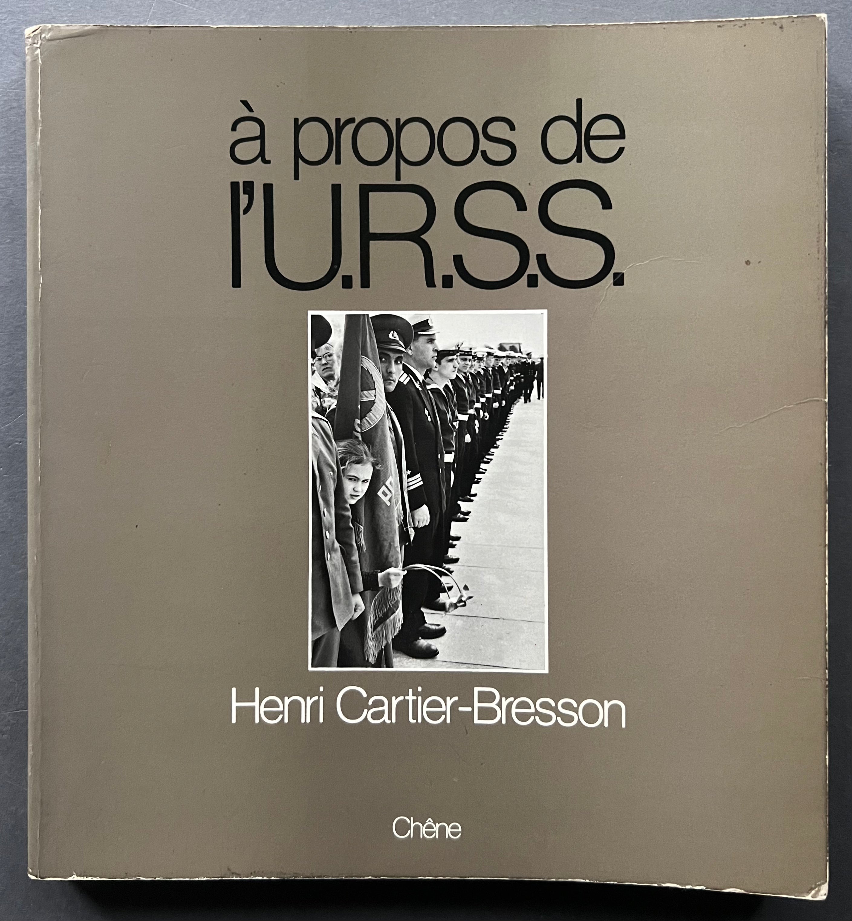 About the U.S.S.R. by Henri Cartier-Bresson - Vintage Photography Book for History Enthusiasts & Collectors