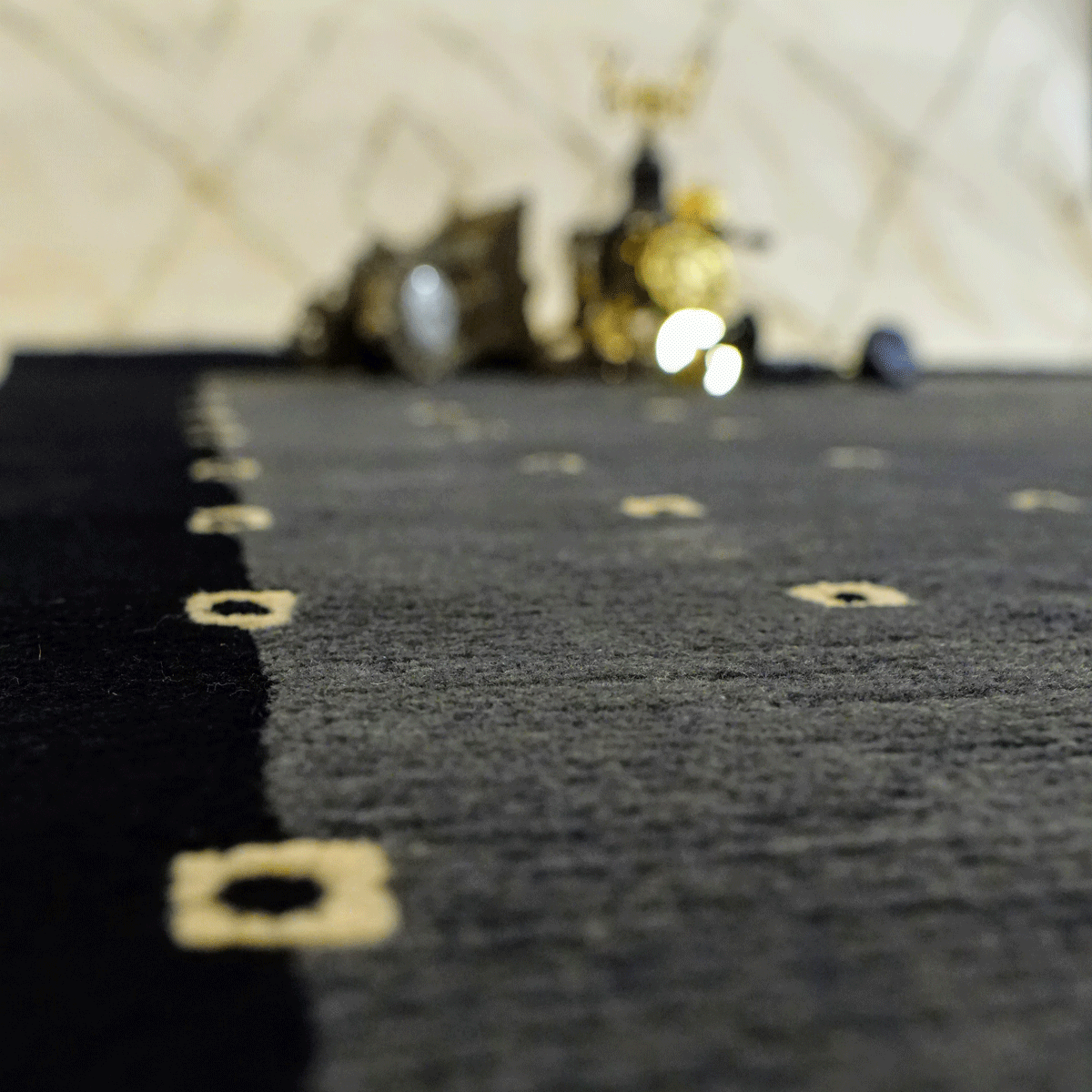 Handmade Gabbeh Rug 7.8x5.7 Feet - Authentic Persian Wool Carpet for Living Room, Bedroom & Boho Decor - Soft & Durable Floor Covering for Home & Office