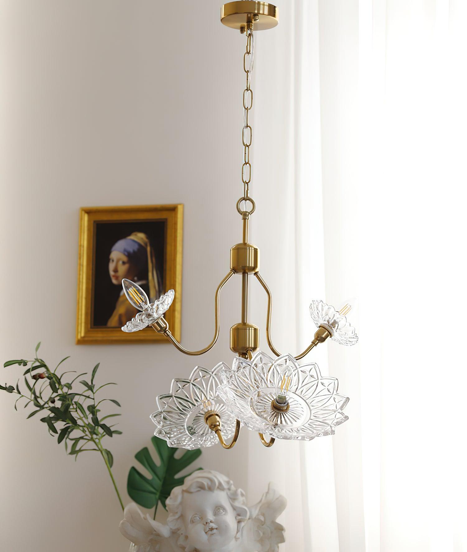 Monique Lhuillier Crystal Chandelier - Elegant Modern Lighting Fixture for Dining Room, Bedroom & Living Room Decor