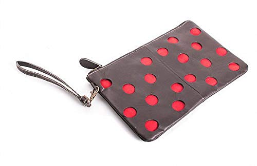 Stylish African Leather Ladies Clutch Purse & Wrist Wallet - Handmade Gift for Women | Perfect for Parties, Weddings & Evening Events
