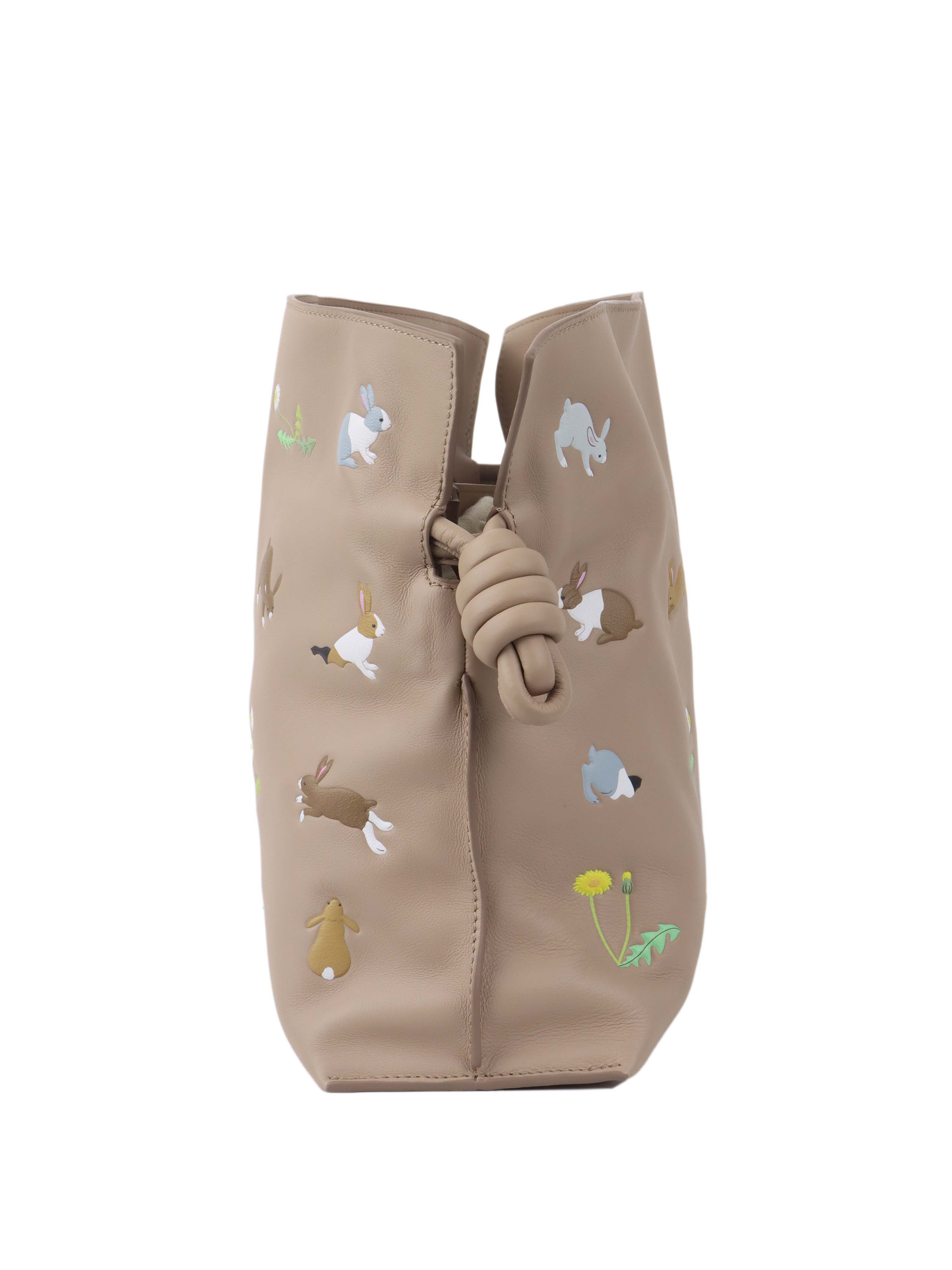 Loewe X Suna Fujita Bunny Flamenco Bag - Cute Rabbit Crossbody Purse for Women, Fashionable Mini Shoulder Bag - Perfect for Date Night, Travel & Everyday Use