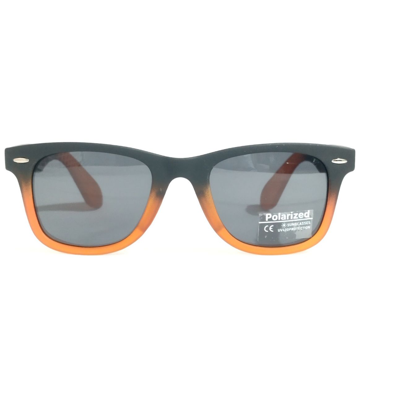 Black Orange Polarized Sunglasses for Men & Women - UV400 Protection, Lightweight & Stylish - Perfect for Driving, Fishing, and Outdoor Activities