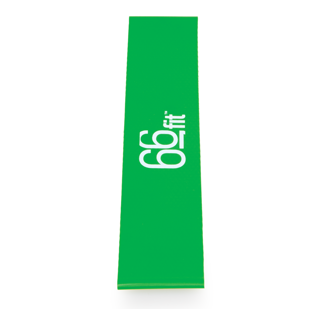 66Fit Resistance Exercise Bands - Heavy Duty 25cm Loop Bands (Set of 3) for Strength Training, Yoga, Pilates & Home Workouts