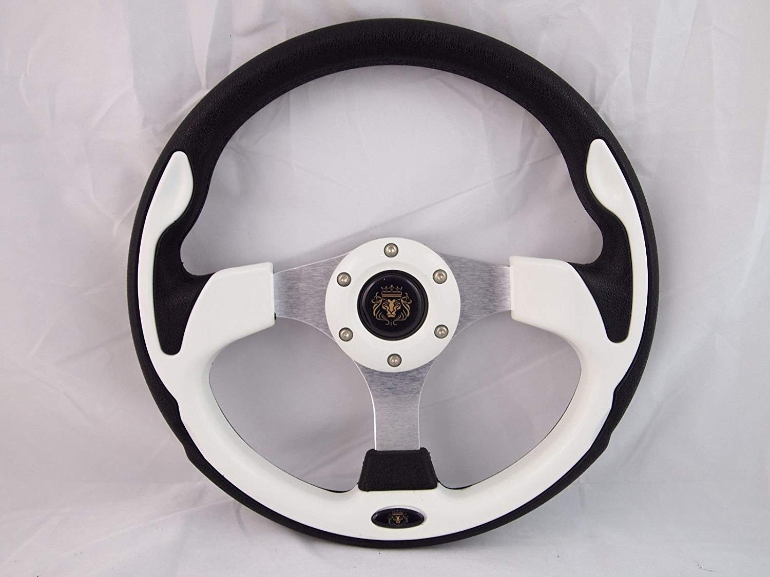 White Marine Steering Wheel with 3/4