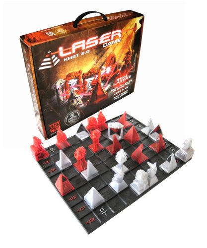 Khet Laser Game 2.0 - Strategy Board Game with Laser Beams for 2 Players | Fun Family Game Night & STEM Learning Toy for Kids Ages 8+ | Perfect for Birthday Parties, Classroom Activities and Indoor Entertainment