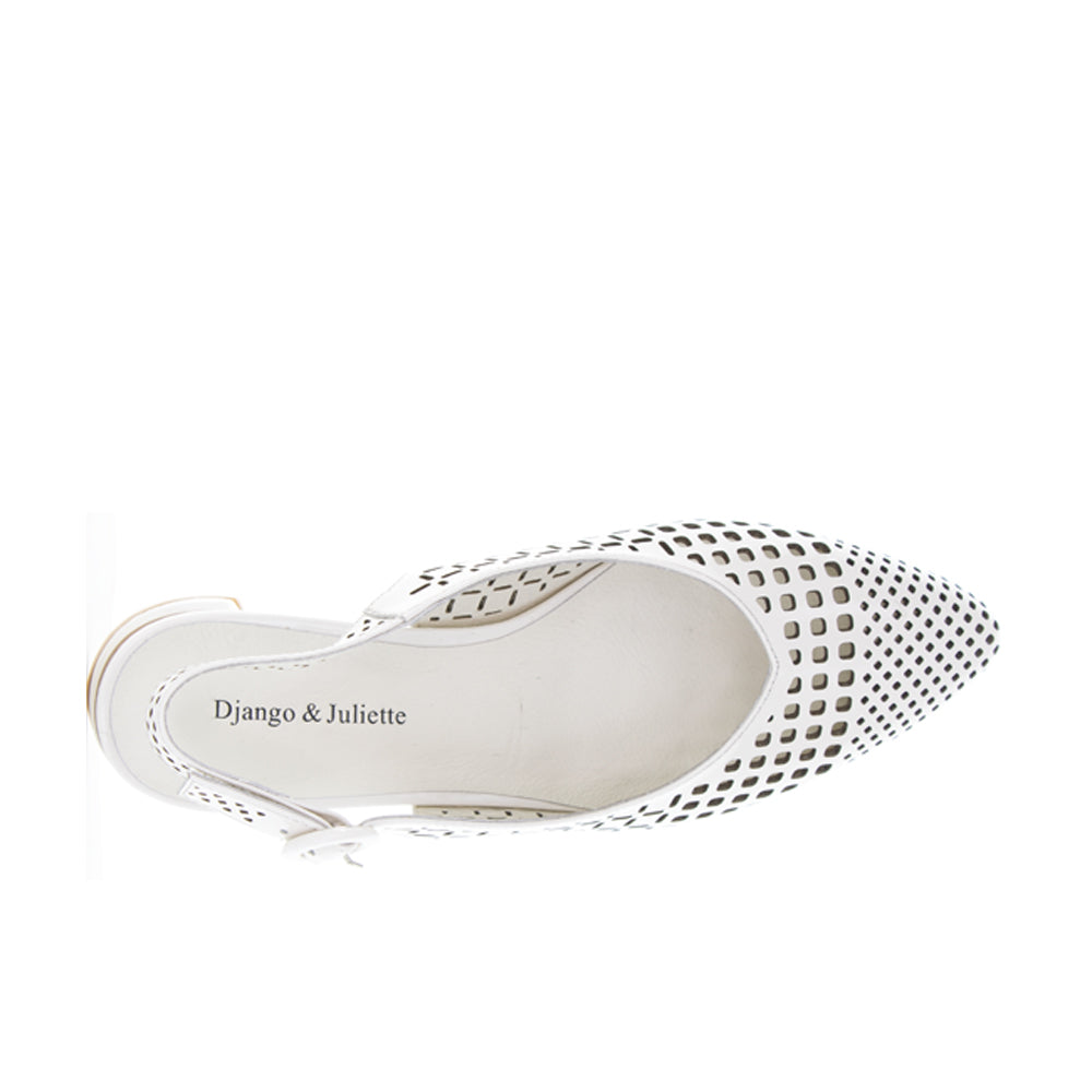 DJANGO & JULIETTE FABBI IVORY PATENT LEATHER WOMEN'S SHOES - Elegant High Heel Pumps for Weddings, Parties & Formal Events