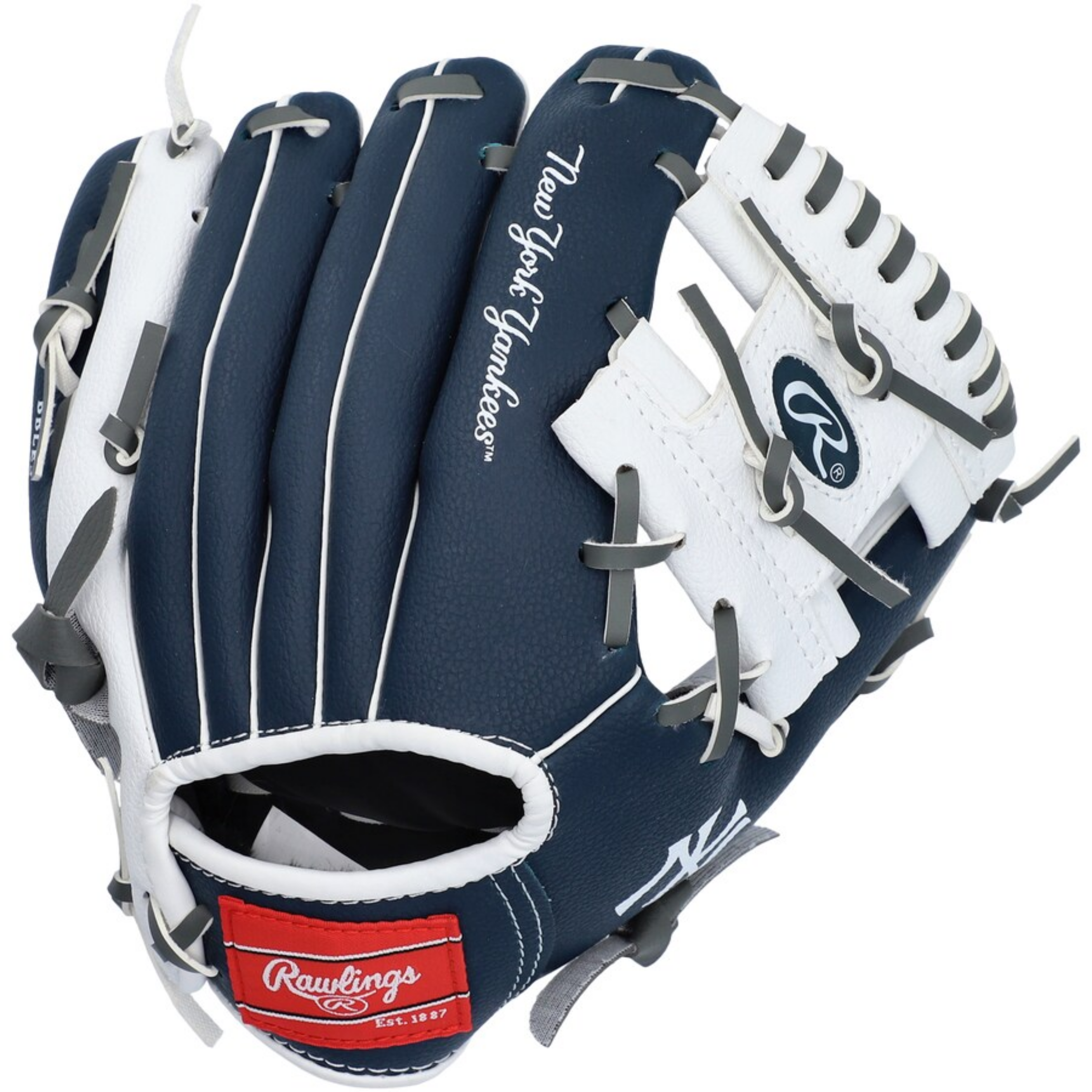 Rawlings New York Yankees Tee Ball Glove for Kids - 10