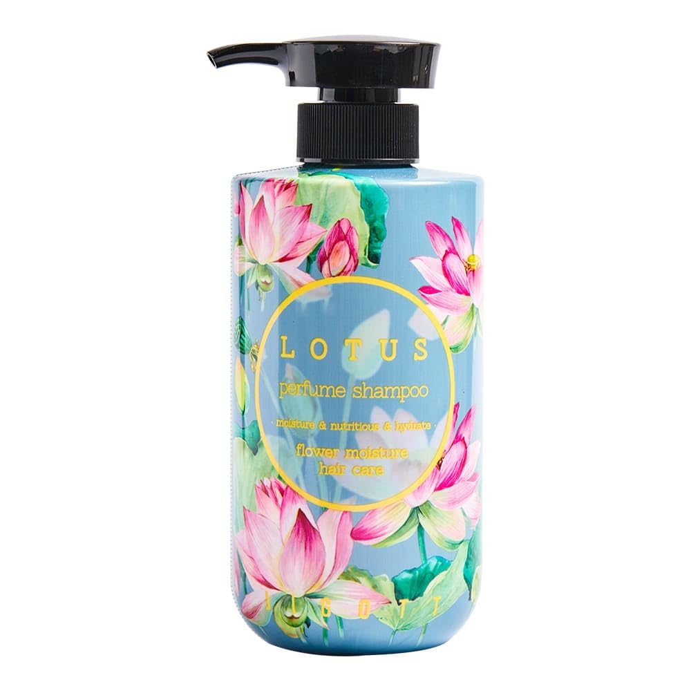 Lotus Scented Moisturizing Perfume Shampoo 500ml/16.9 fl.oz - Hydrating & Conditioning Hair Care for Dry & Damaged Hair - Perfect for Daily Use & Salon-Style Results at Home