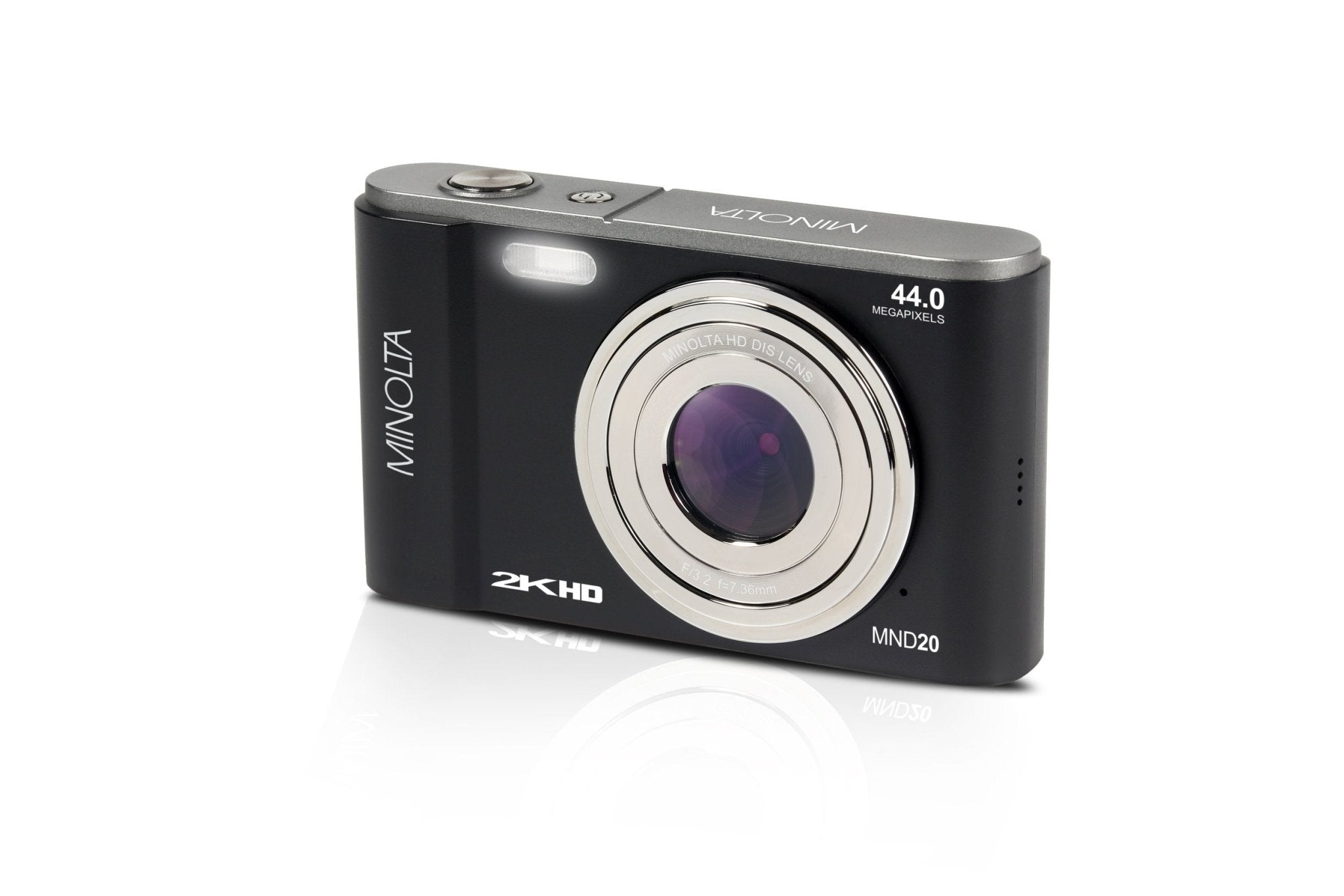 MINOLTA MND20 44MP Digital Camera - 2.7K Ultra HD Video, 3.0