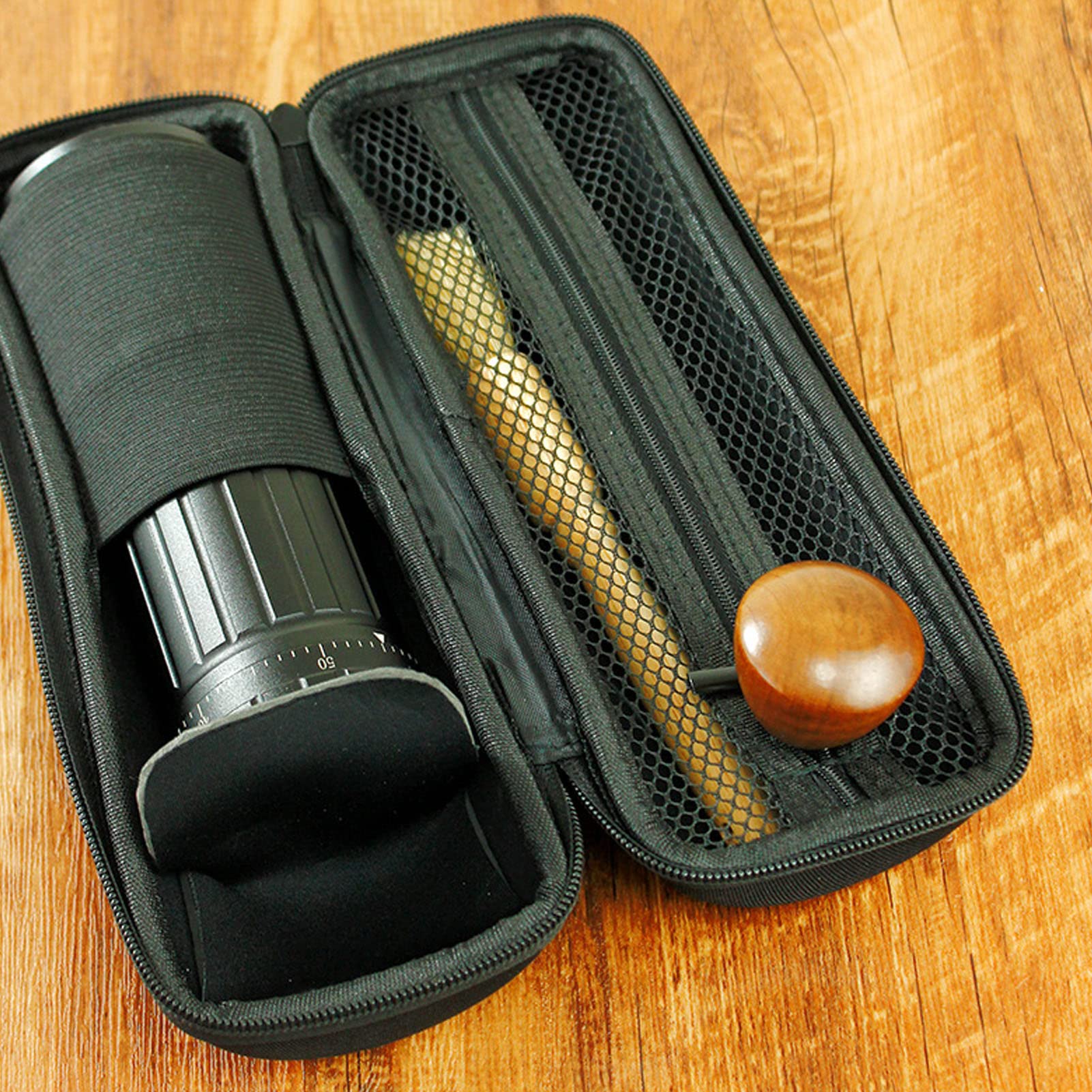 Premium Manual Coffee Grinder Case - Waterproof Non-Woven Protective Bag for Hand Coffee Mill | Portable Storage & Travel Accessory for Coffee Enthusiasts