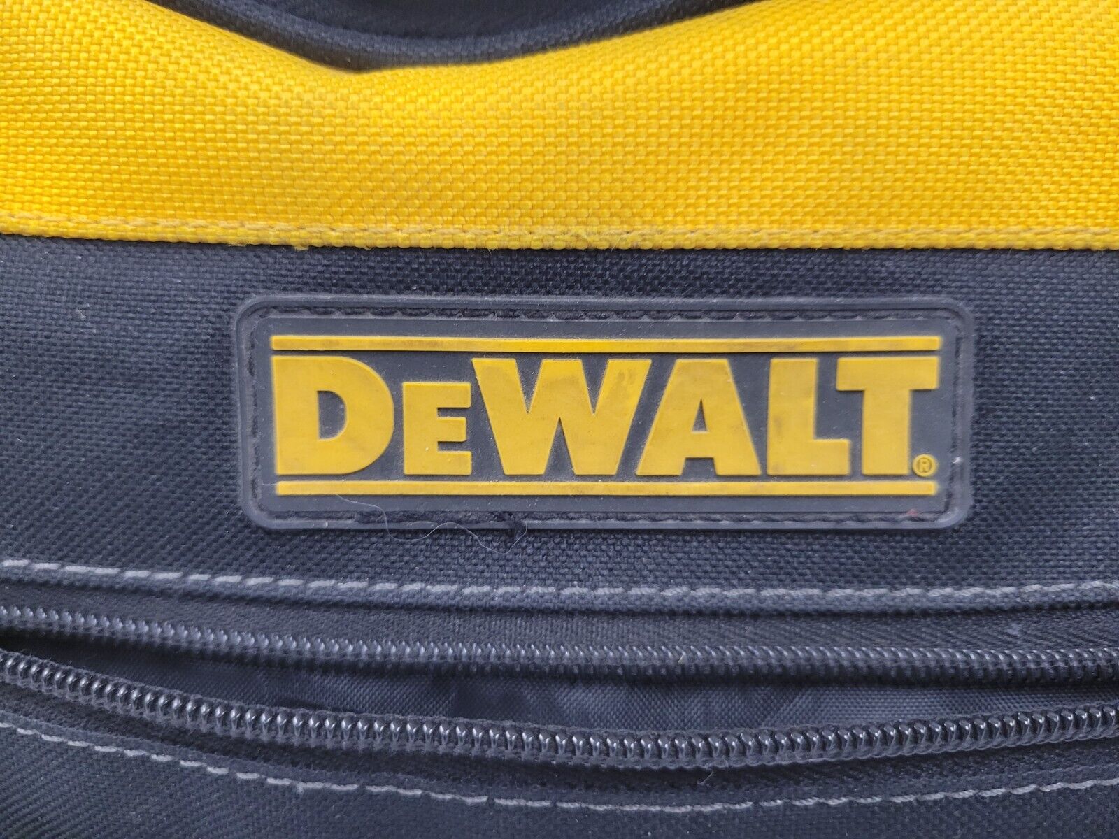 DEWALT 1 Zipper Tool Bag - Heavy Duty Storage for Tools & Accessories - Perfect for Construction, DIY Projects & On-the-Go Professionals