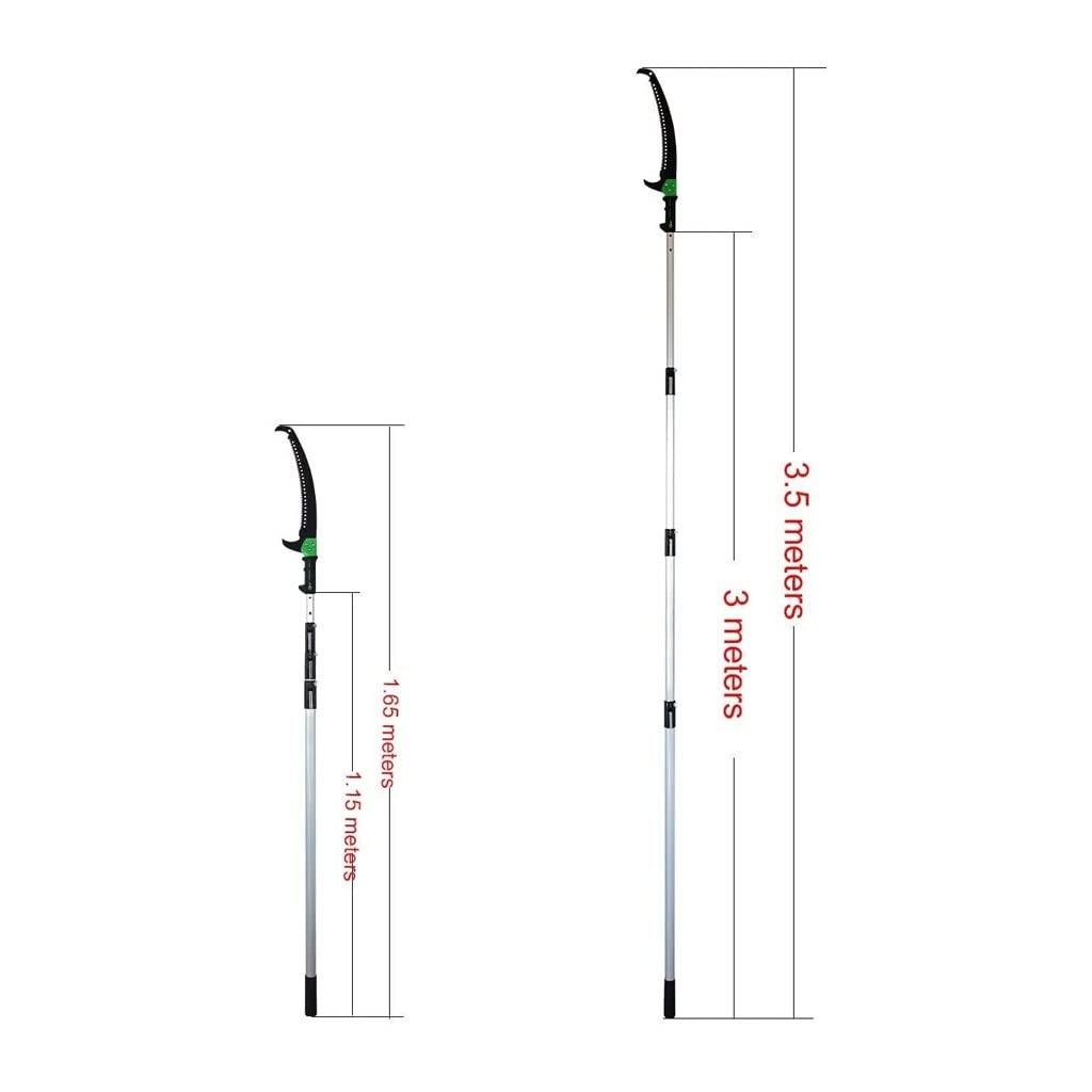 **3m Extendable Telescopic Pole Saw - High Reach Pruning Tool for Tree Trimming, Branch Cutting & Landscaping | Perfect for Fruit Trees, Tall Hedges & Garden Maintenance**