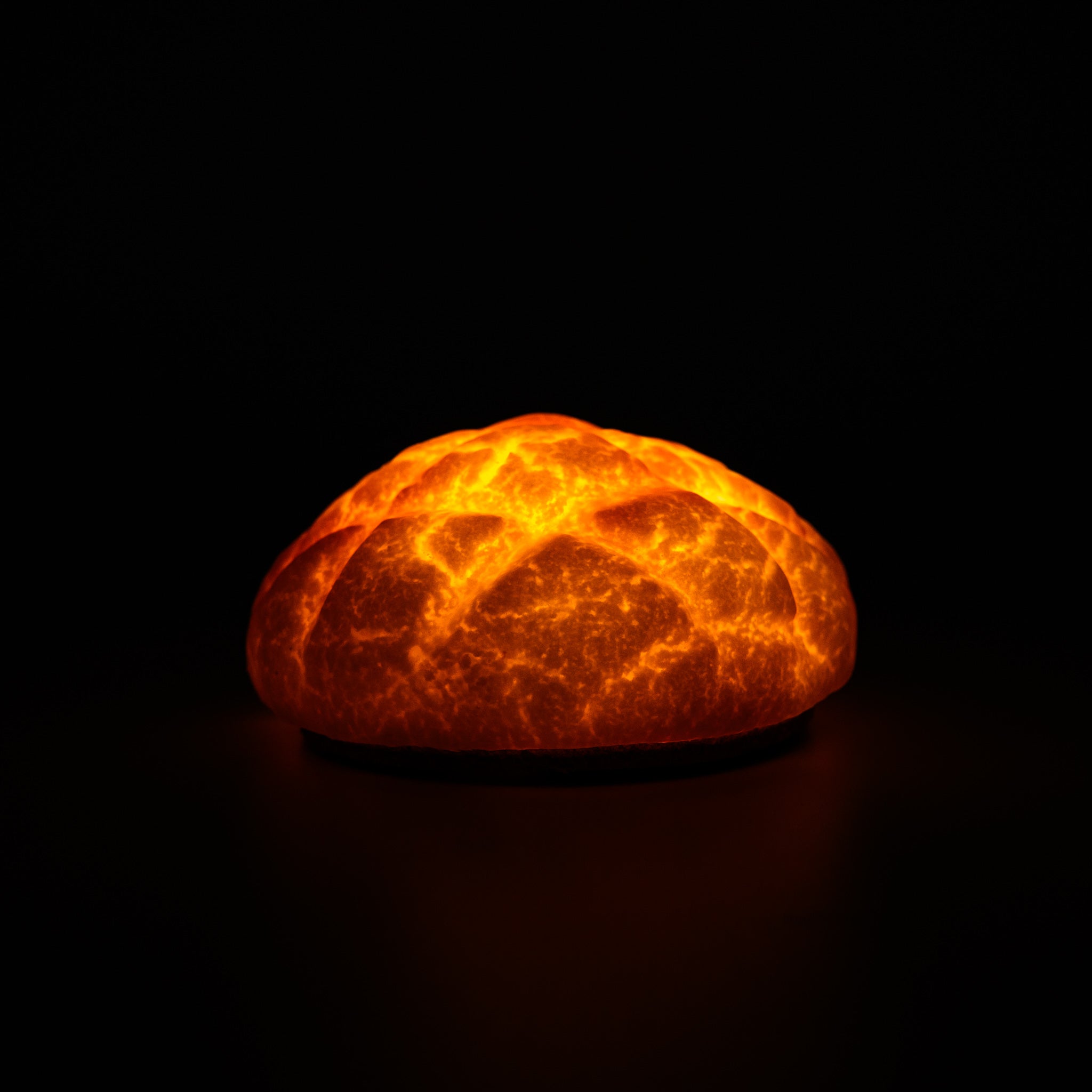 PAMPSHADE Real Bread Lamp - Melonpan Bread Night Light by Yukiko Morita | Unique Kawaii Home Decor for Bedroom, Cafe & Anime-Themed Rooms