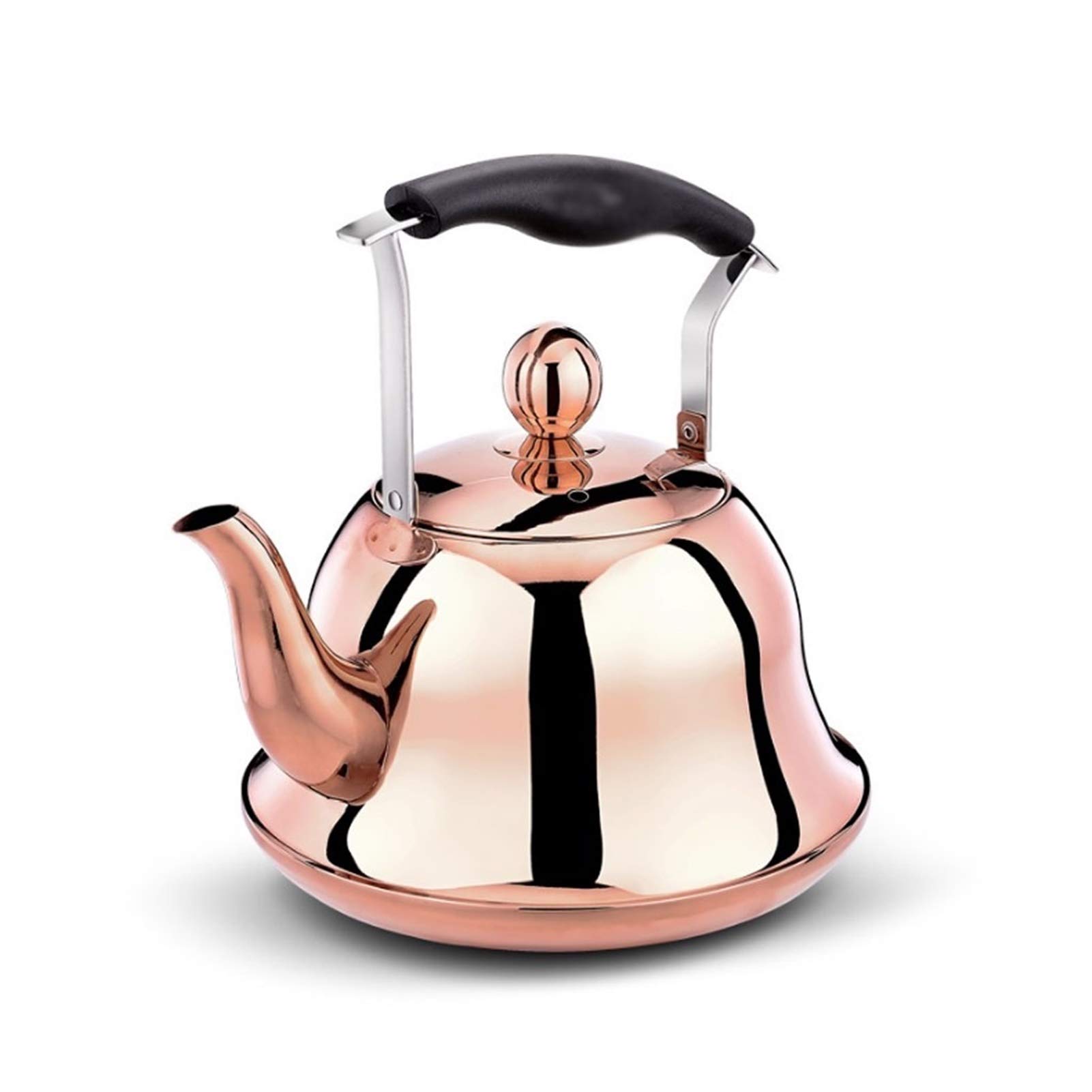 Stainless Steel Tea Kettle 5L - Induction Stovetop Compatible Coffee Pot for Home Kitchen, Camping, Picnic & Outdoor Adventures