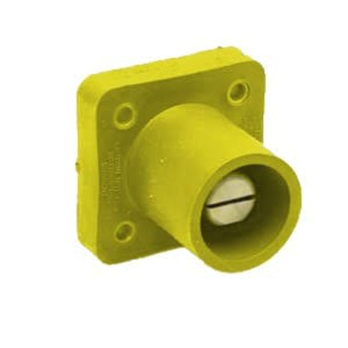 Crouse Hinds J Series E1016 Threaded Post Receptacle - Panel Mount CAM Lok Connector for Industrial Electrical Panels & Power Distribution