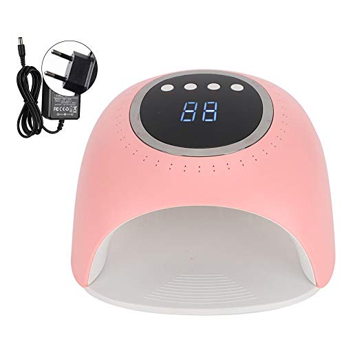 Professional 60W UV LED Nail Lamp - Portable Gel Nail Curing Dryer Machine for Manicure & Nail Art | Fast Drying Beauty Tool for Home & Salon Use (EU Plug)