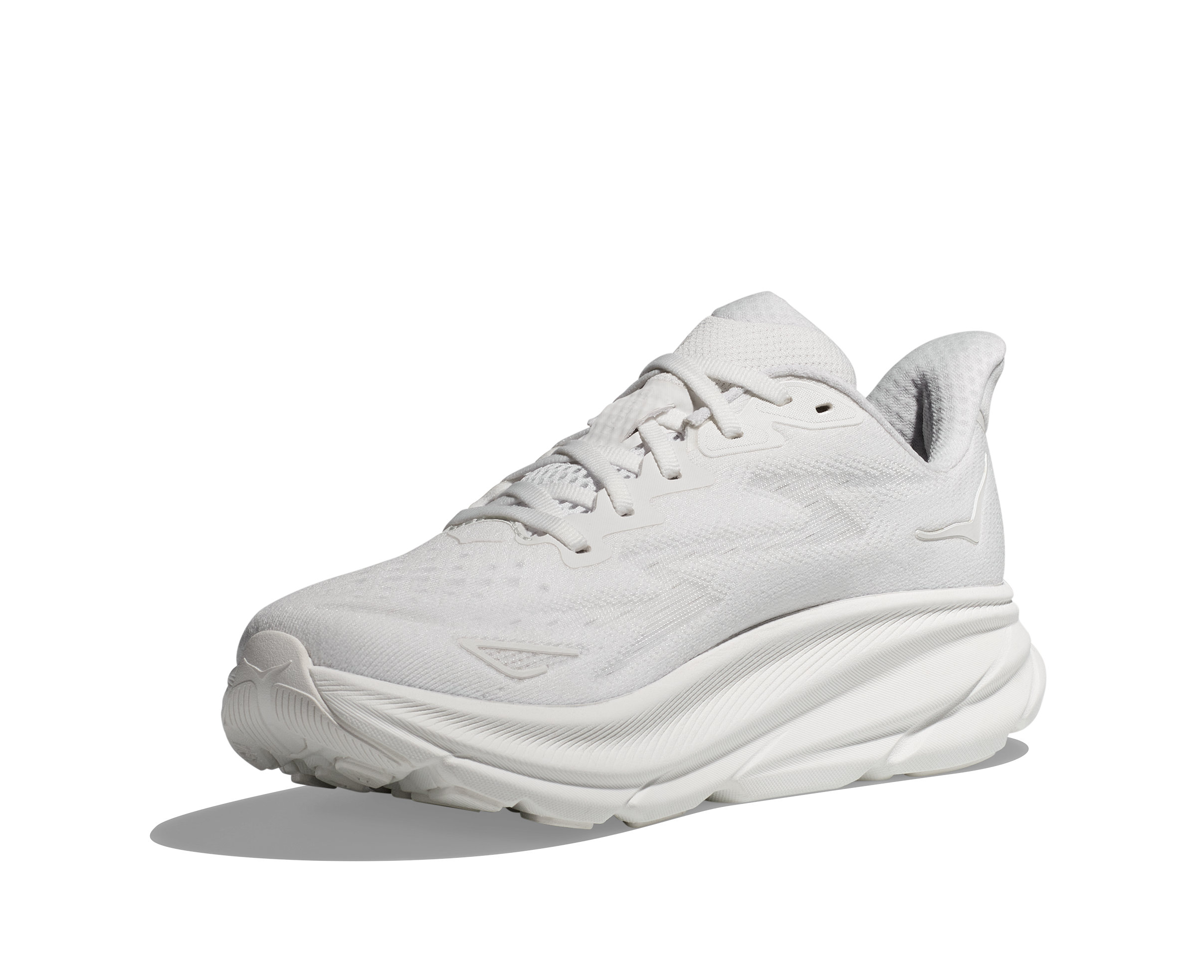 HOKA Women's Clifton 9 Running Shoes - Lightweight Cushioned Sneakers for Women (White/White) | Perfect for Road Running, Jogging & Everyday Comfort