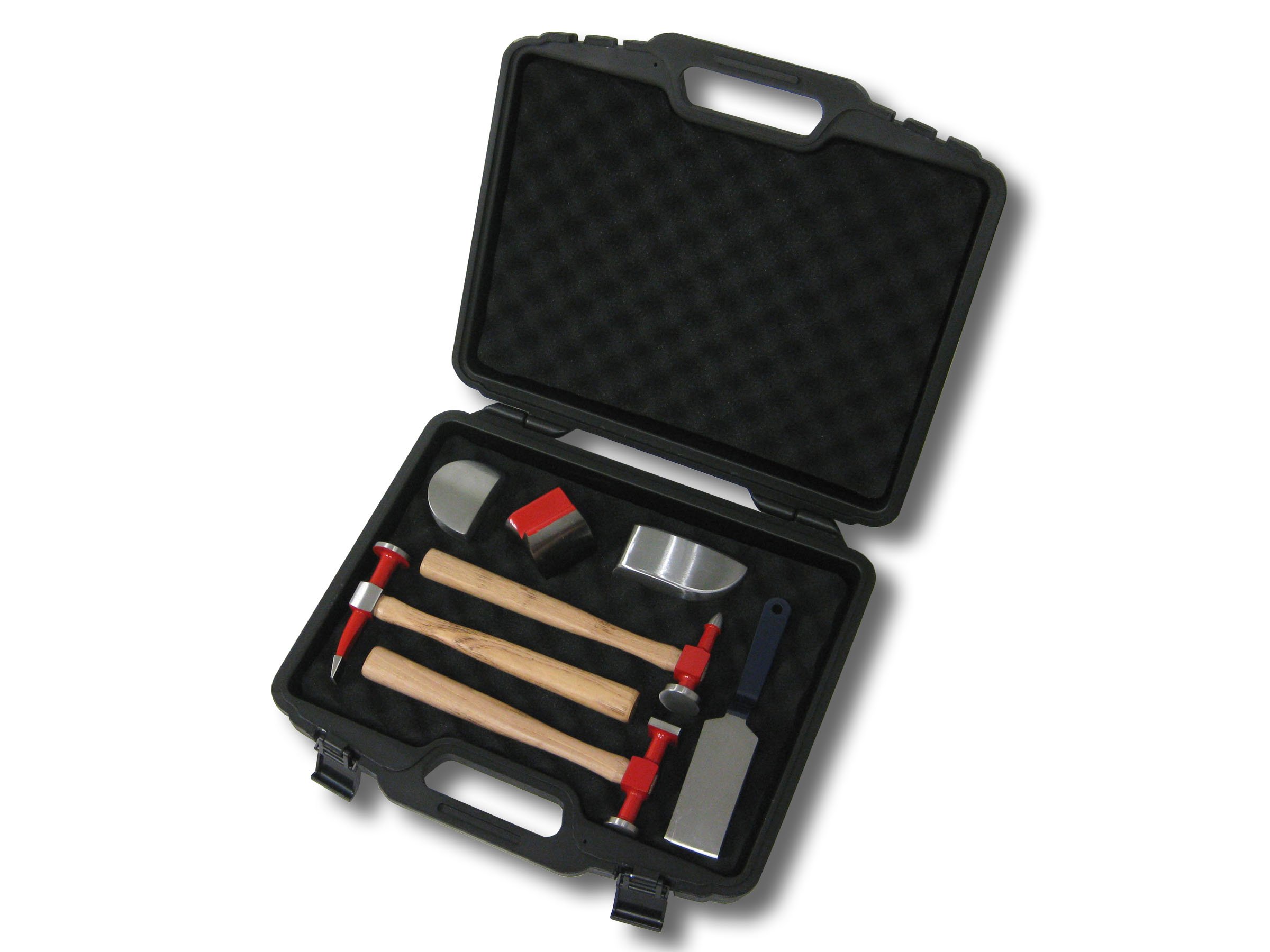 Nupla 05266 7-Piece Fender Tool Set with American Hickory Handle & Durable Hard Case - Perfect for Auto Repair, Bodywork, and DIY Car Maintenance