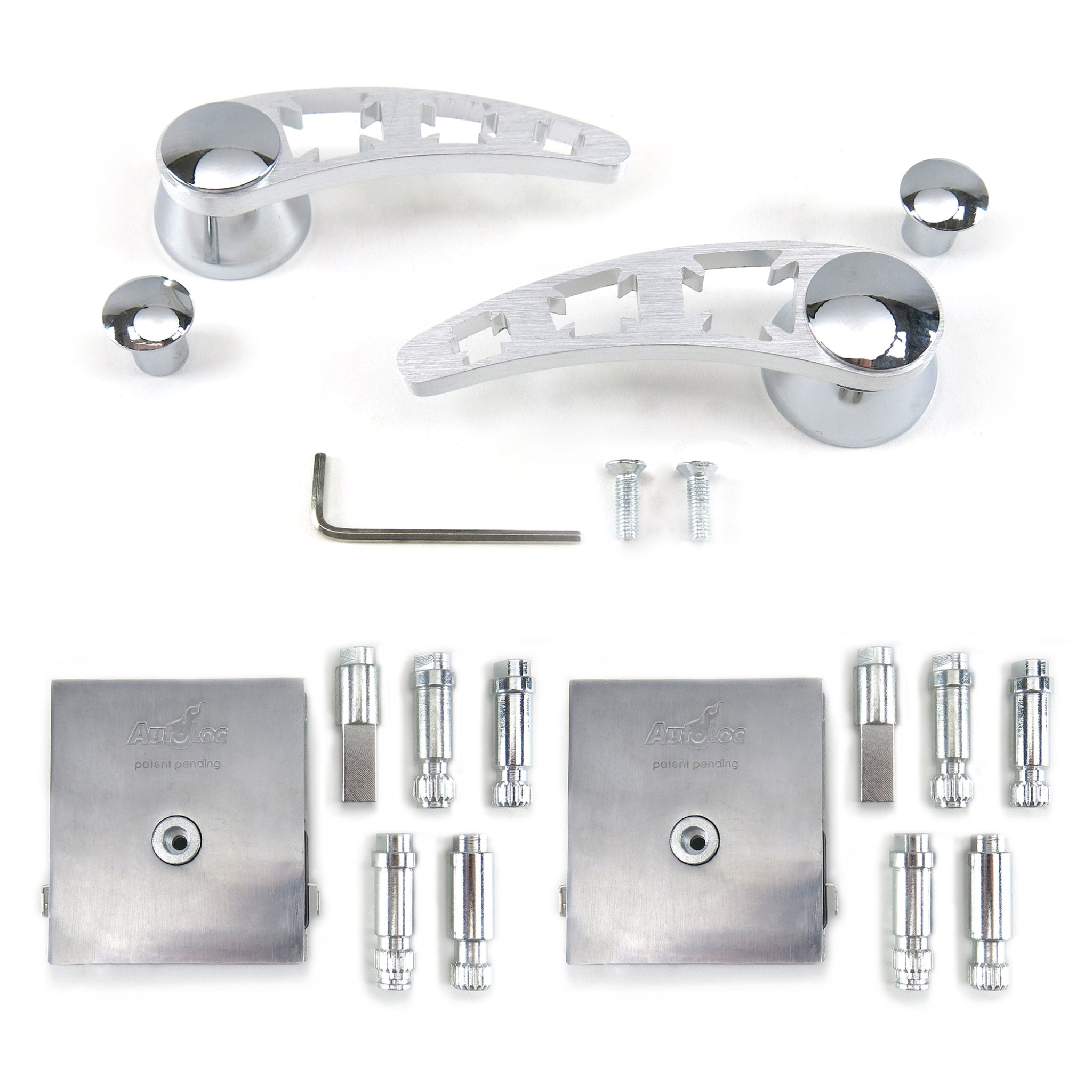 1905 Cadillac Model C 12V Power Window Switch Kit with Billet Crank & Cross Lever Handles - Classic Car Restoration & Vintage Auto Parts for Smooth Window Operation
