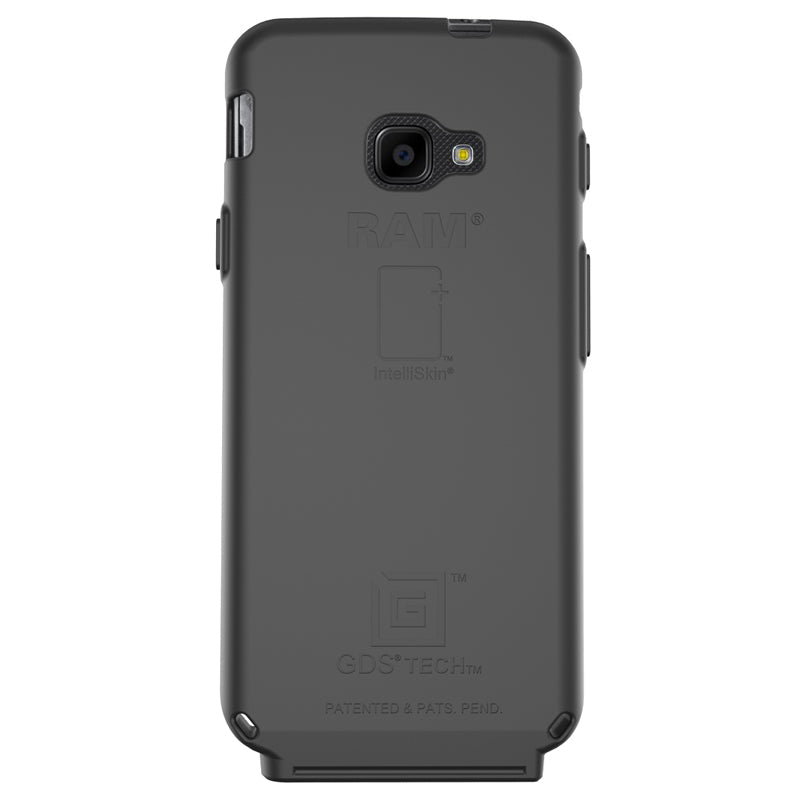 IntelliSkin® Protective Case for Samsung Xcover 4 (RAM GDS SKIN SAM37) - Shockproof & Durable Phone Cover for Outdoor Work, Construction, and Adventure Activities