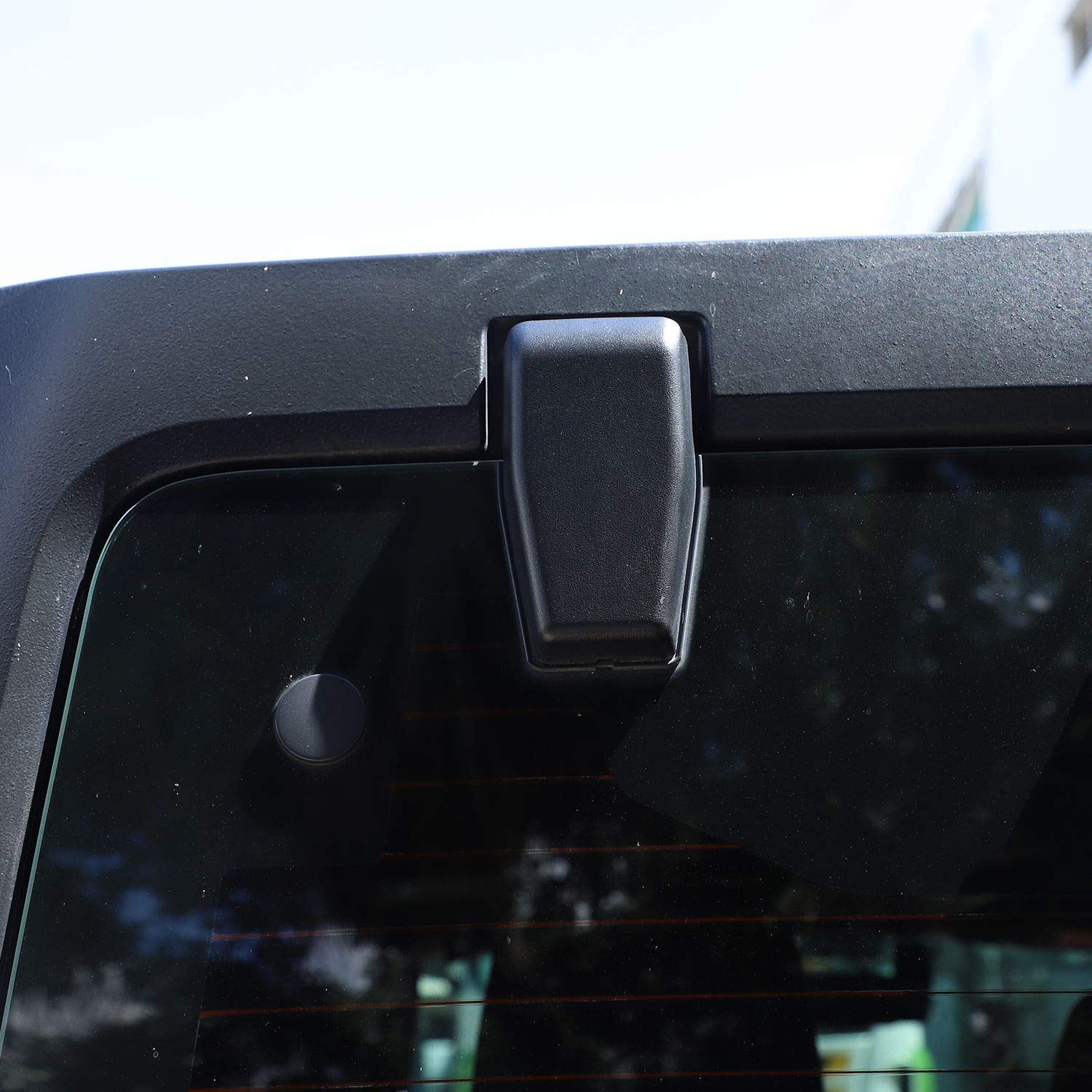 Jeep JK Rear Window Hinge Covers (Right & Left) - Tailgate Rear Door Hinge Cover Trim for 2007-2018 Jeep Wrangler JK JKU - Exterior Accessories - Black (2pcs) - Perfect for Off-Road Protection & Style Enhancement