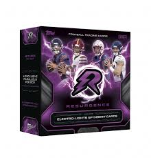 2024 Topps Resurgence Football Mega Box - Premium Trading Cards Collection for NFL Fans - Perfect for Collectors, Investments & Game Day Excitement