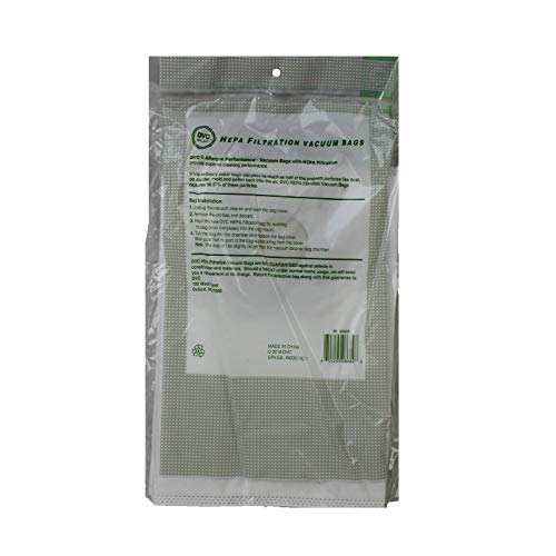 Riccar/Simplicity 1400/1500/1700 HEPA Vacuum Replacement Bags - MicroLined DVC Bags for Superior Dust Filtration | 6-Pack White Cinch Closure Bags | Perfect for Allergy Sufferers & Pet Owners | Keeps Home Clean & Air Fresh