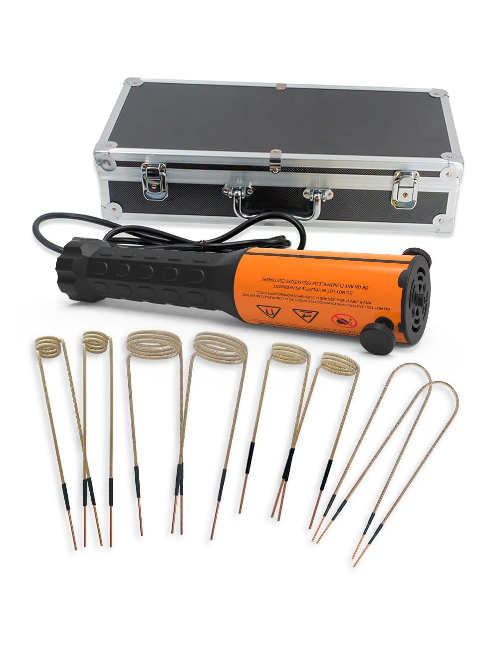 1100W 110V SolarY Magnetic Induction Bolt Heater Tool - Professional Nut Buster with 8 Coils for Rusty Screw & Bolt Removal | Perfect for Automotive Repair, Machinery Maintenance & DIY Projects