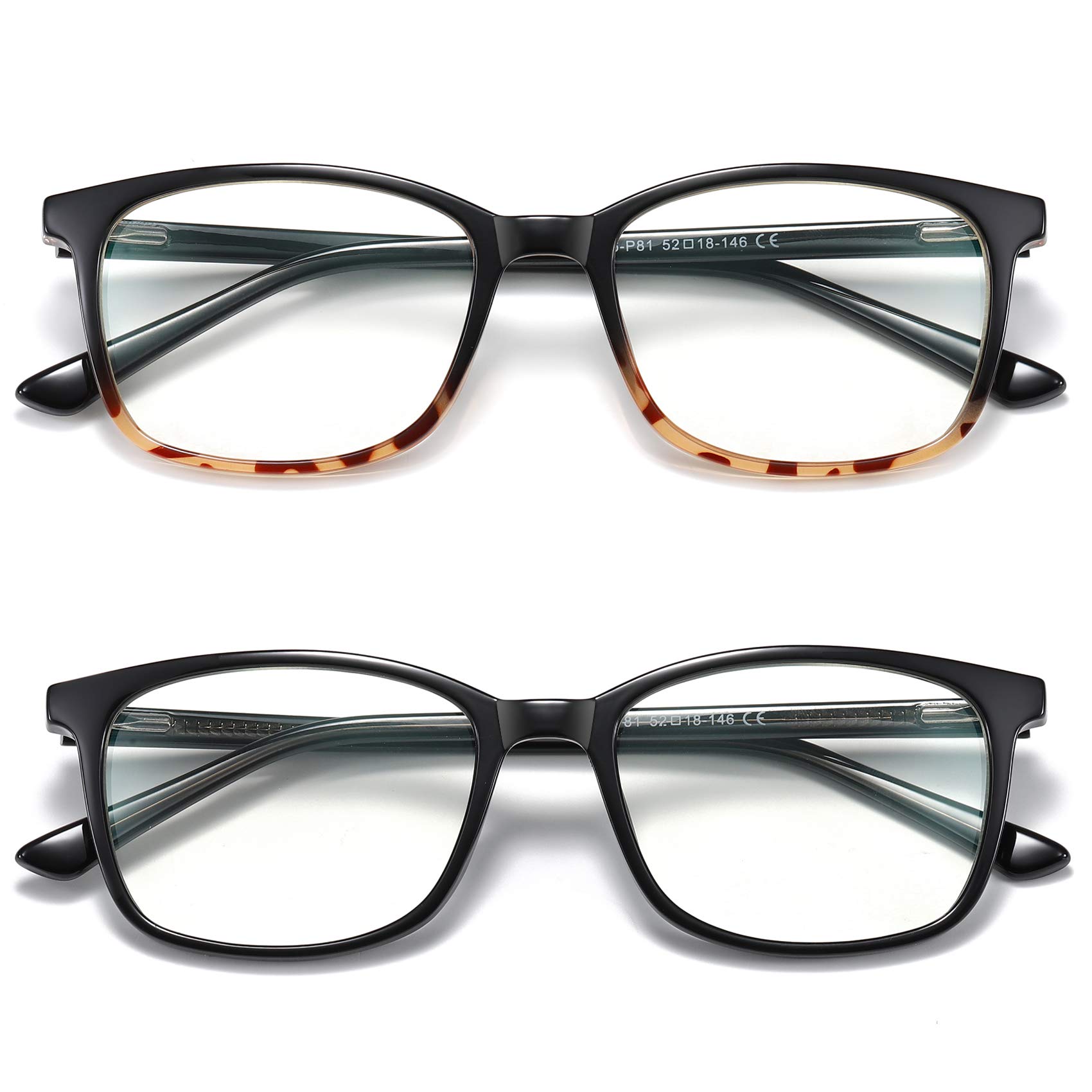 Blue Light Blocking Glasses for Women & Men - Computer & Gaming Use