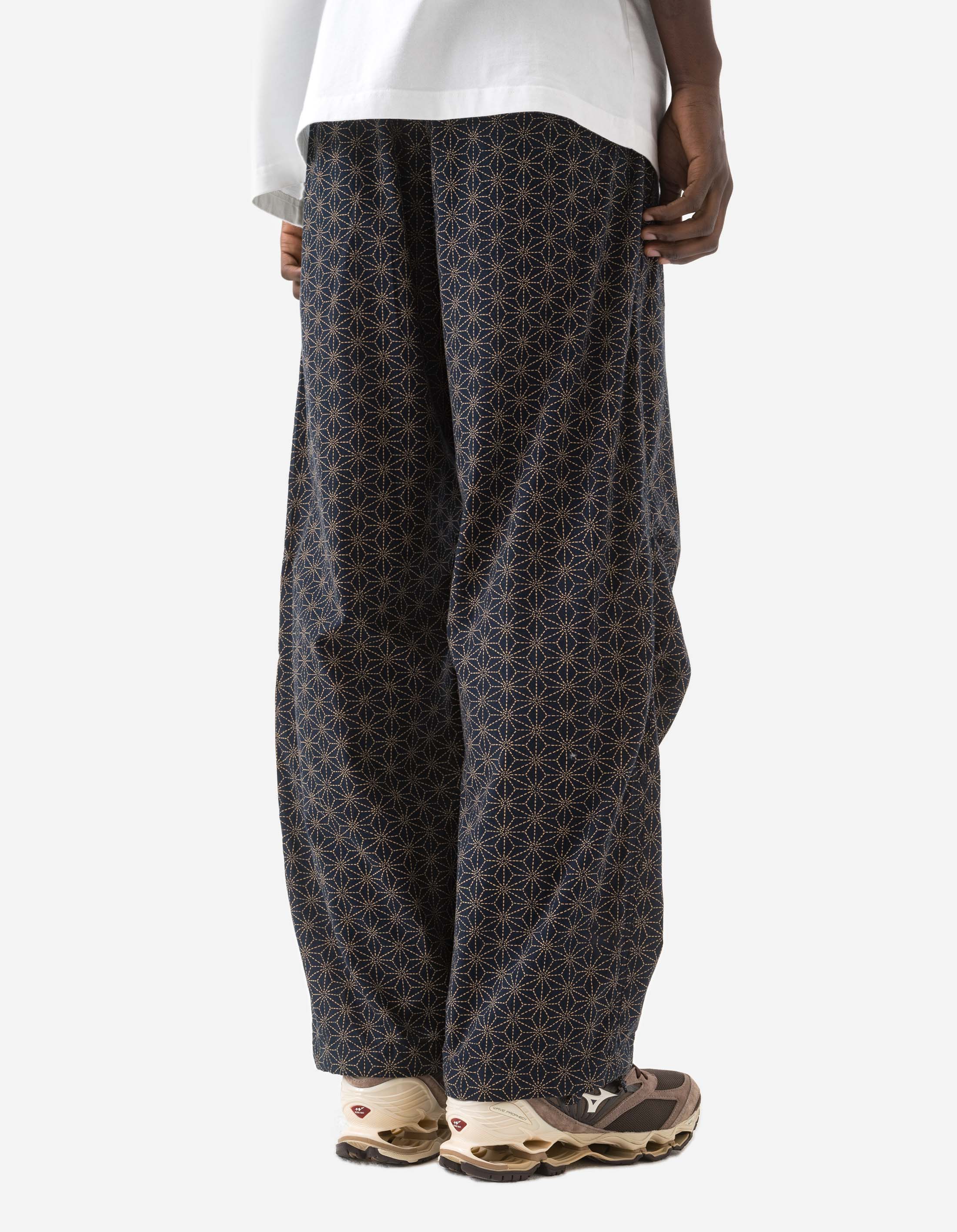 6240 Wagara Asym Loose Track Pants Navy - Stylish Comfortable Jogger Pants for Men & Women, Perfect for Yoga, Running, Gym Workouts and Casual Wear