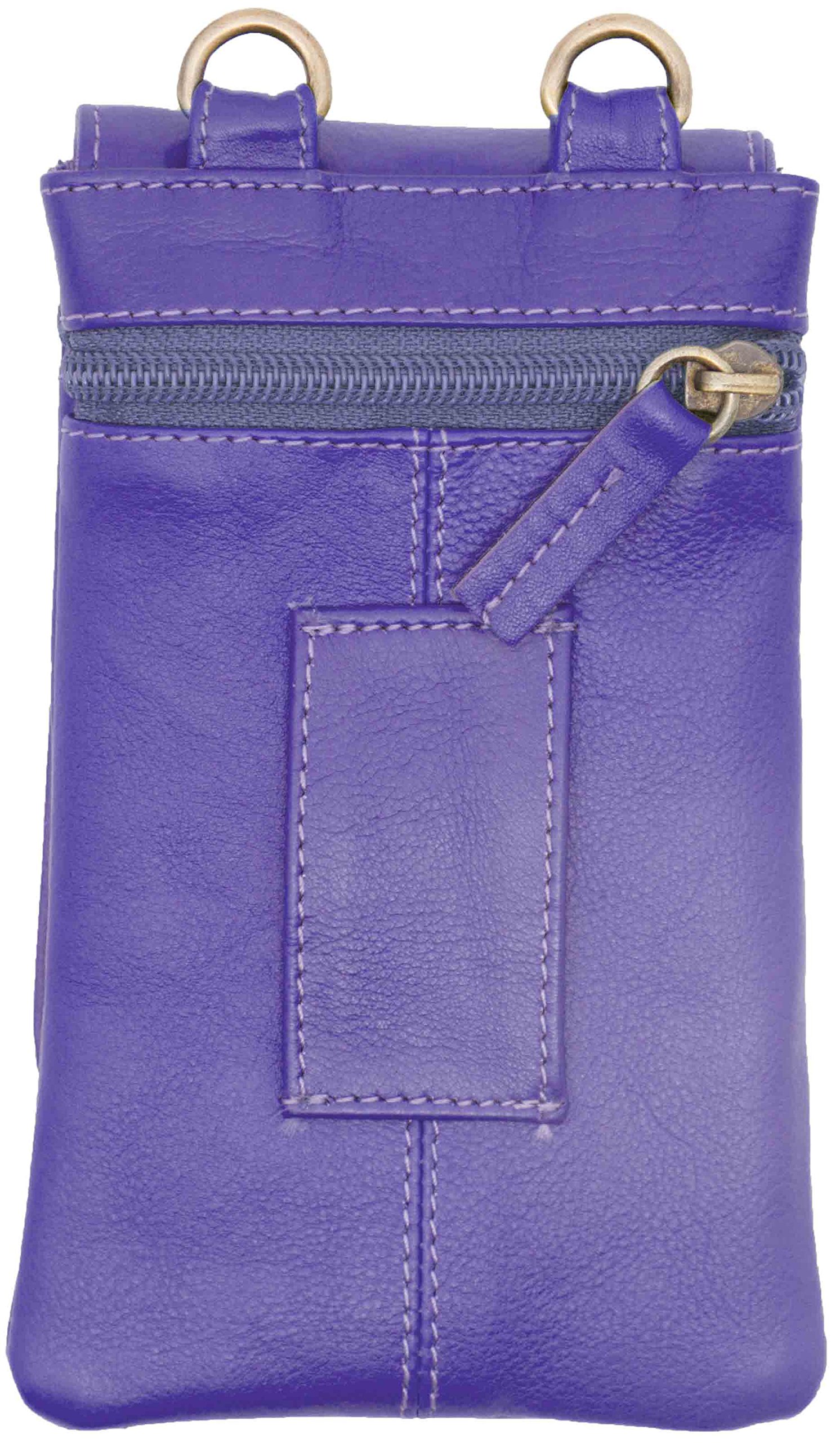 Genuine Cowhide Leather Mini Crossbody Wallet Shoulder Bag for Women - Stylish & Compact Night Out Essential for Parties, Travel, and Daily Use